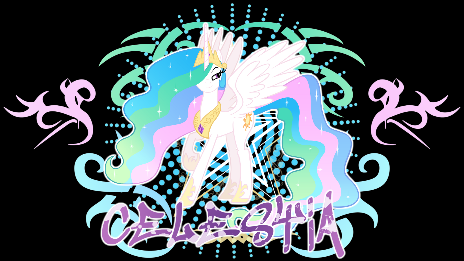 Celestia desktop by Santafer and ThaddeusC