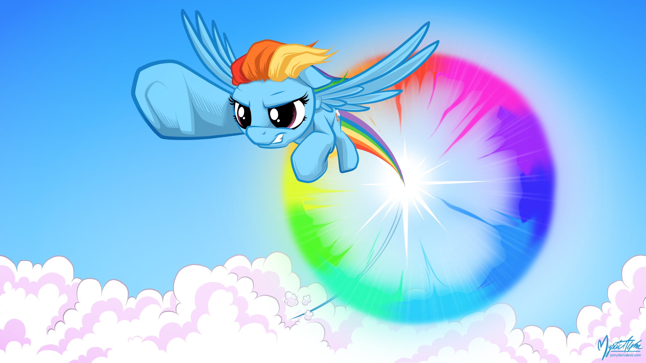 Sonic And Rainbow Dash Logo