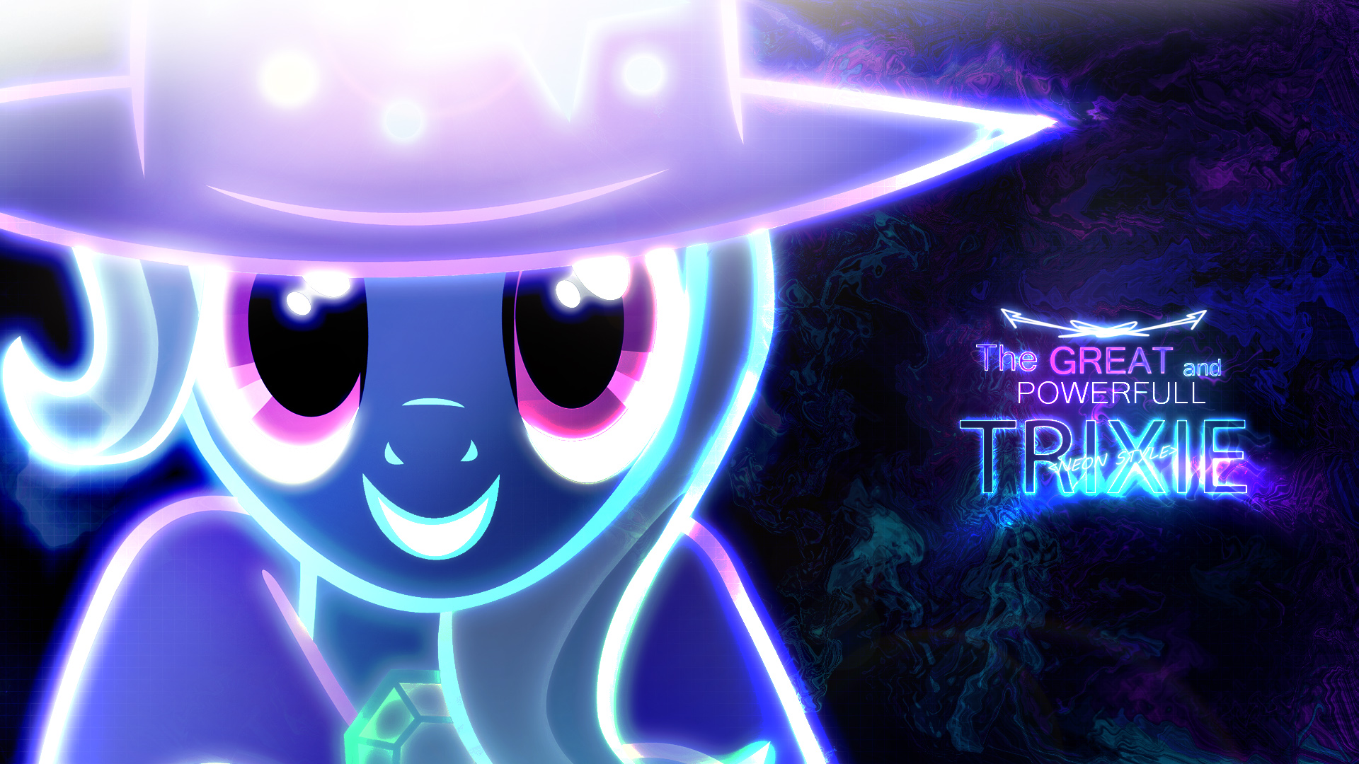 Neon Trixie Wallpaper by ultimateultimate and Xtrl