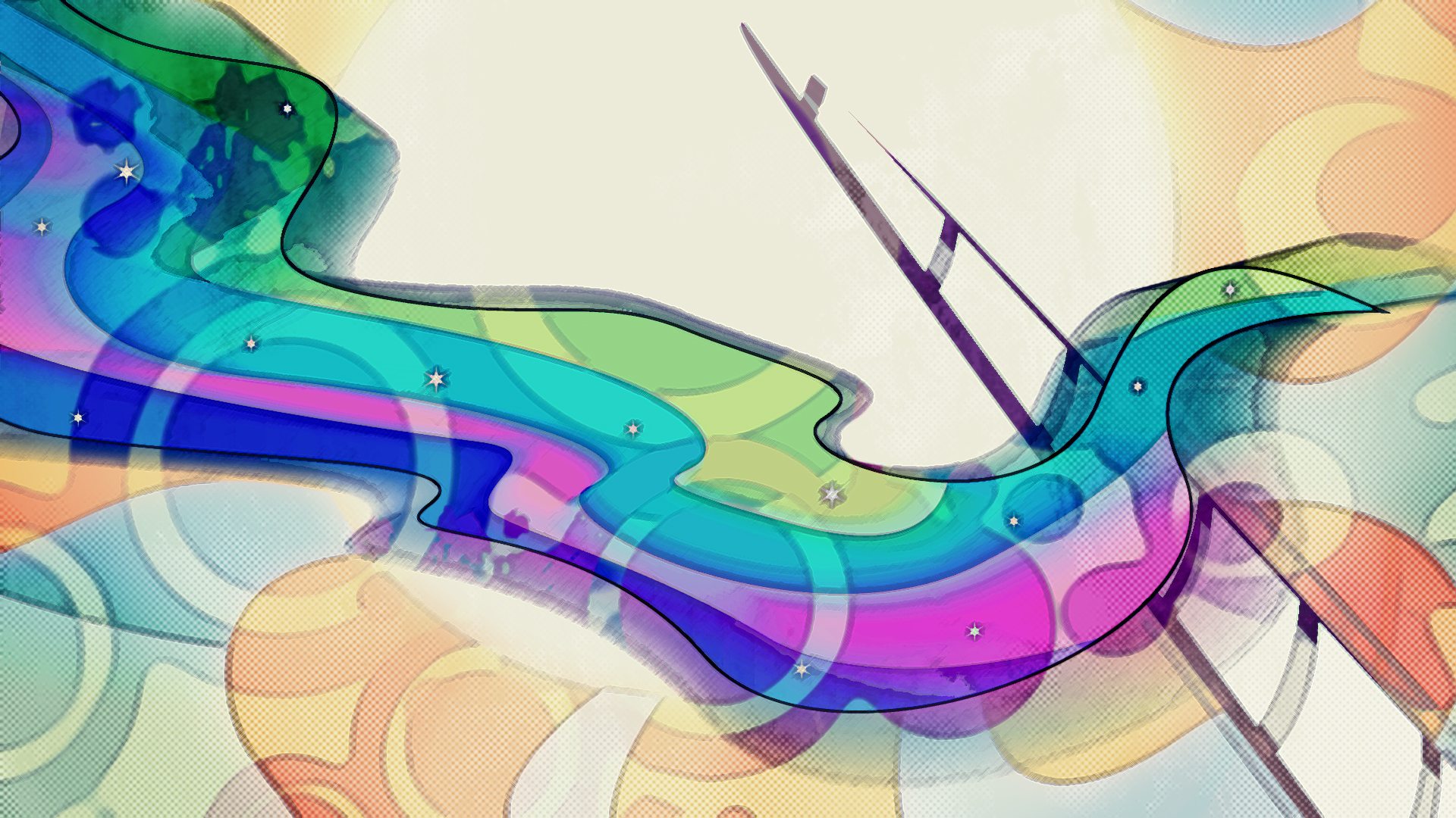 Background Princess Celestia 1920x1080 HD by Rariedash