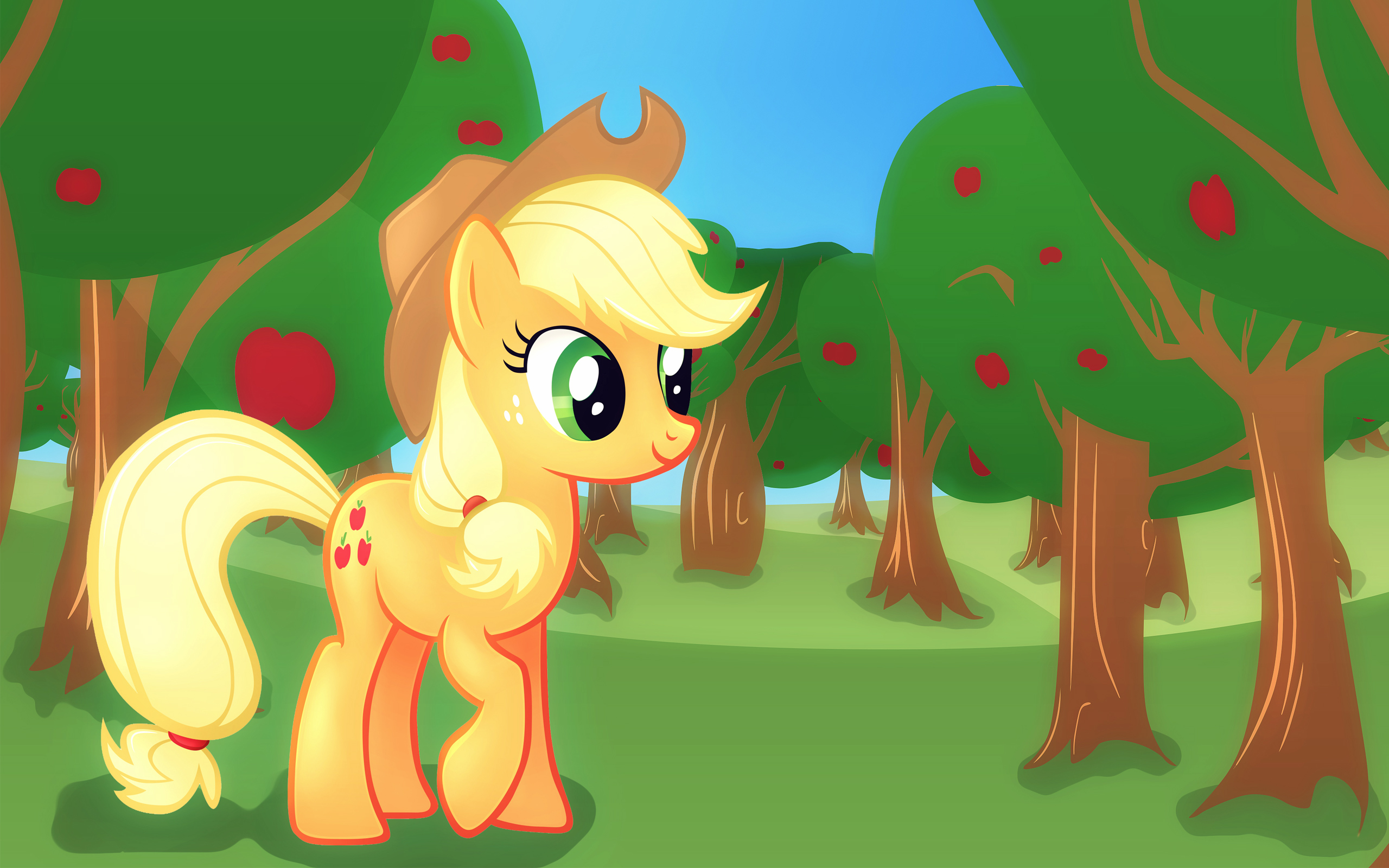 Applejack wallpaper (full resolution pack inside) by sacronius