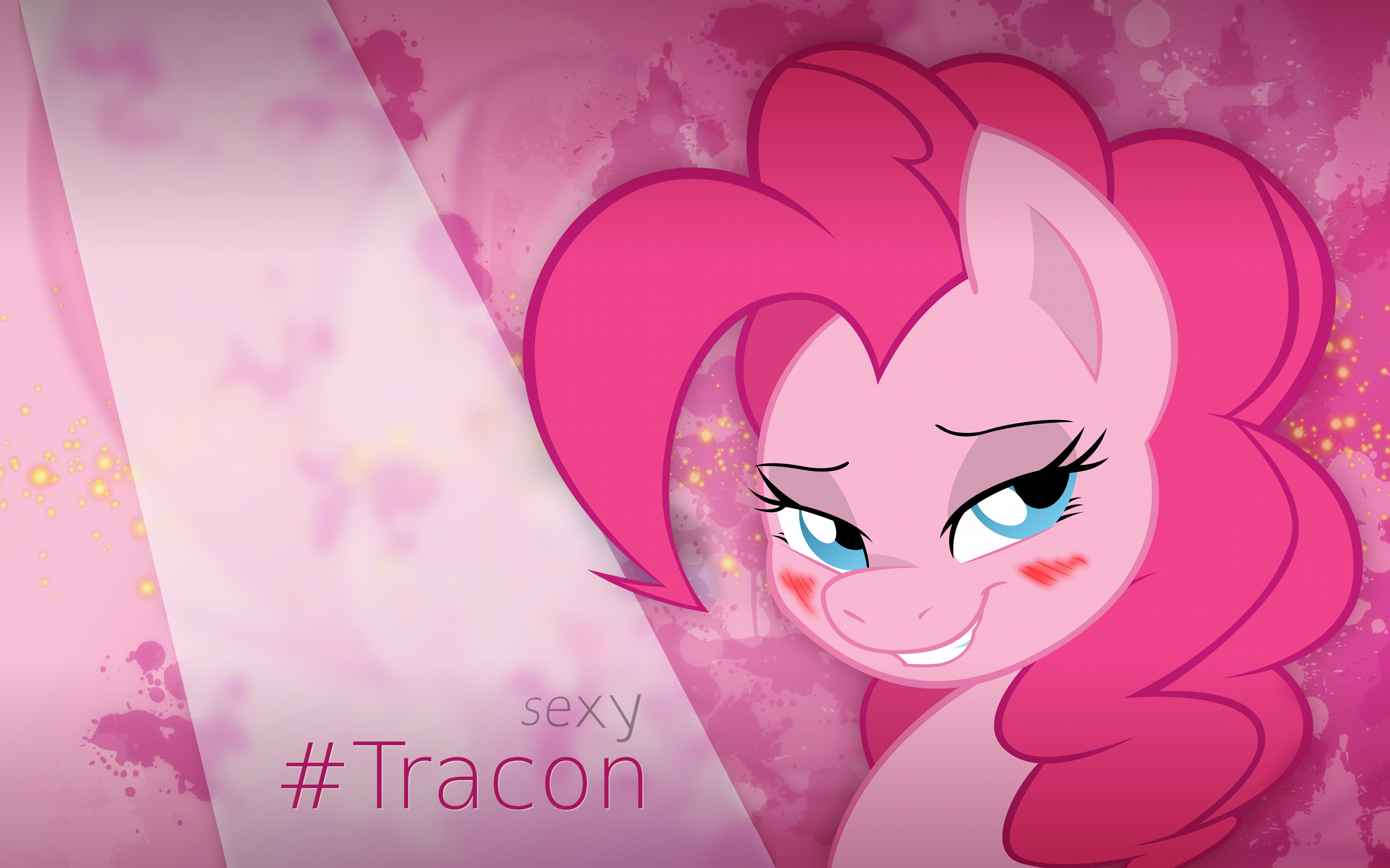 Pinkie likes Tracon by AlexPony, Joey-Darkmeat and SharkMachine