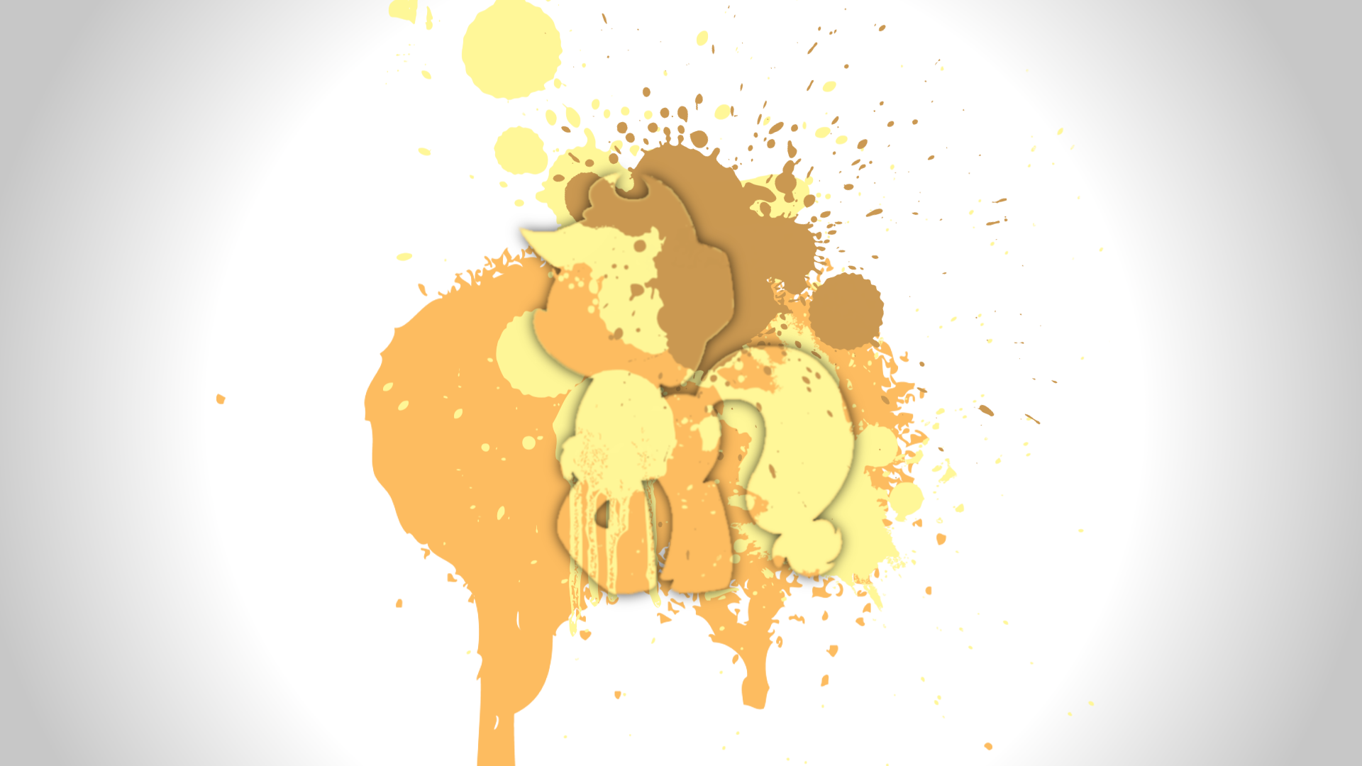 Splatter Pony Backgrounds - Applejack by robopossum