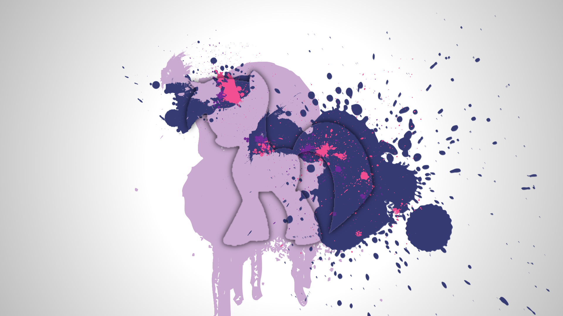 Splatter Pony Backgrounds - Twilight Sparkle by robopossum