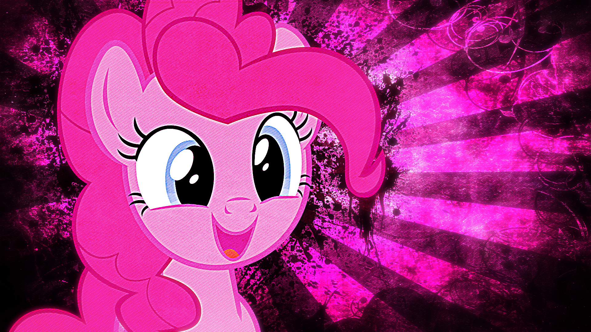 Happy Pinkie Wallpaper by Mihaaaa and Tzolkine
