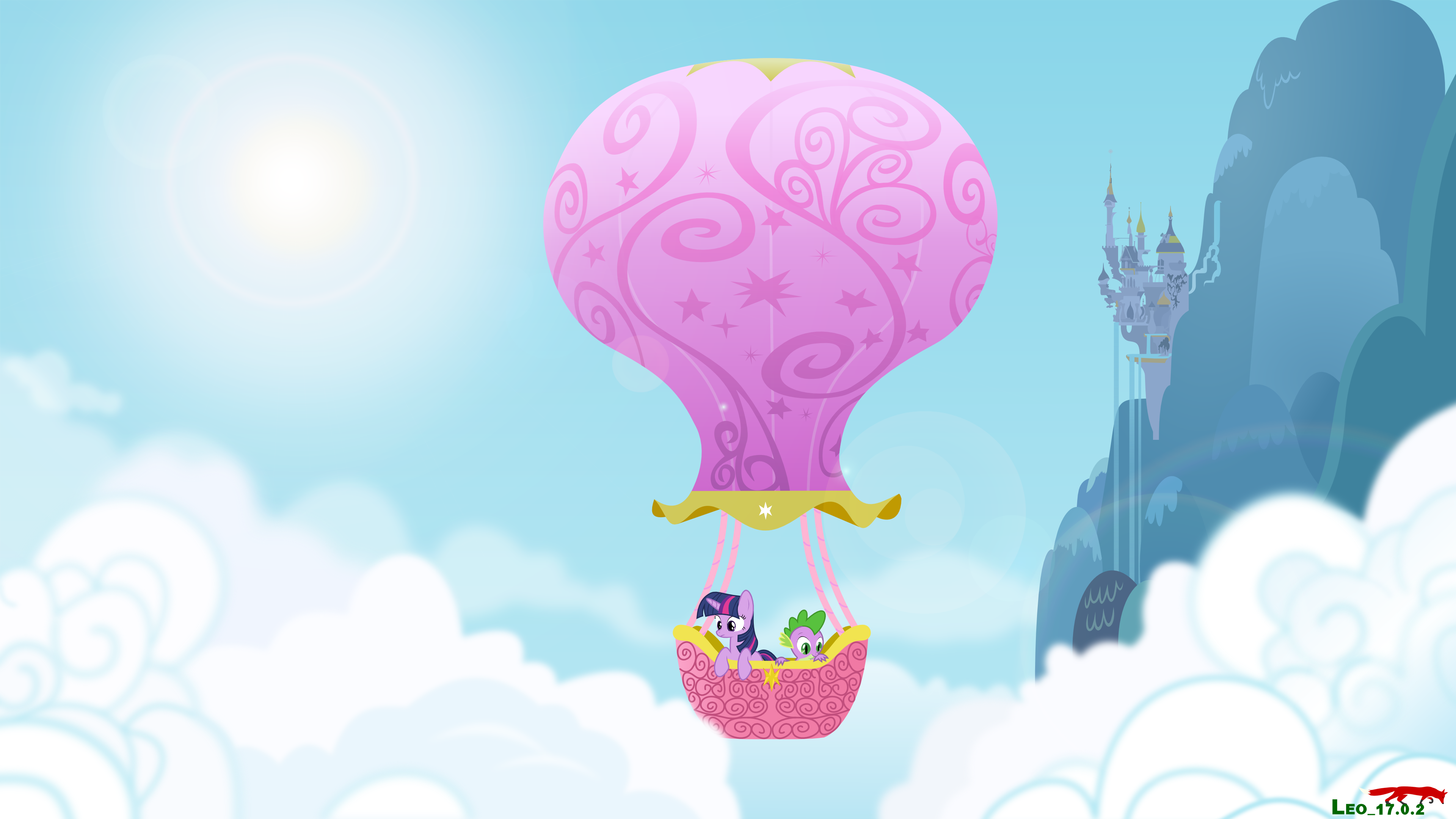 Hot Air Balon of MLP in HD by Leo-17-0-2 and Qsteel