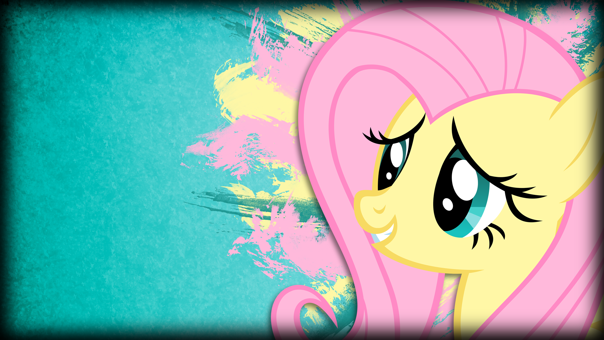 Grunge Fluttershy Wallpaper by TwopennyPenguin and ZeneTehVocaloidFreak