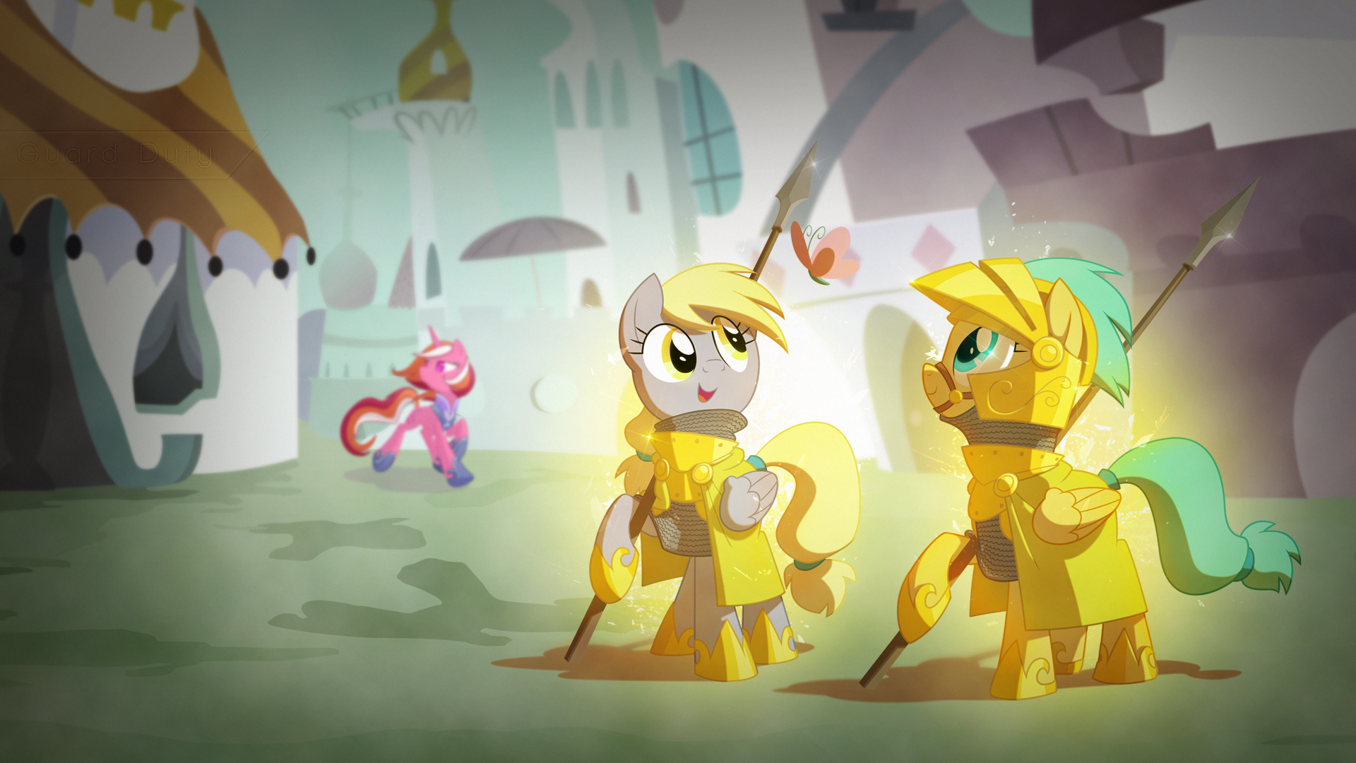 Wallpaper ~ Guard Duty. by Equestria-Prevails and Mackaged