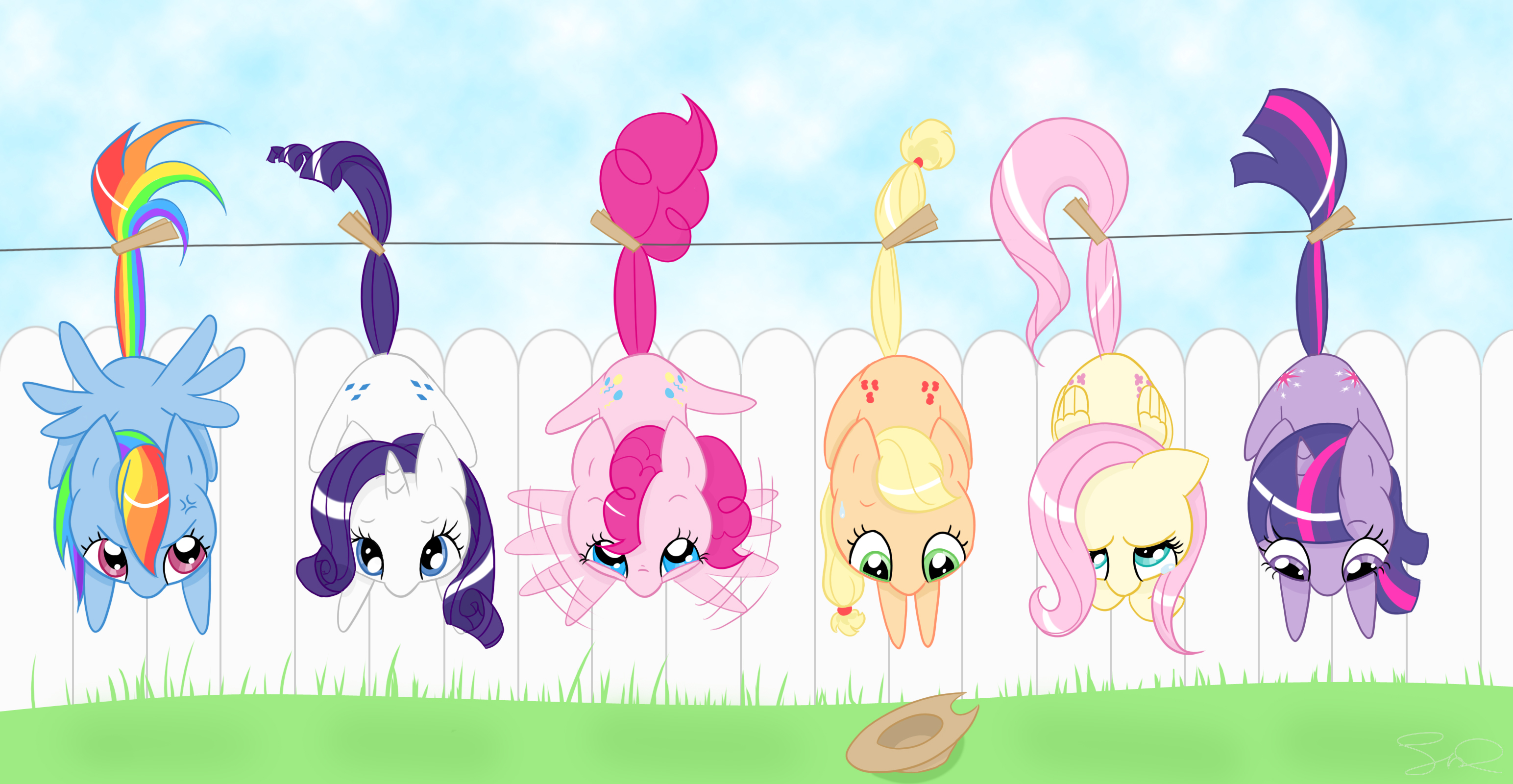 Clothespin Ponies by steffy-beff