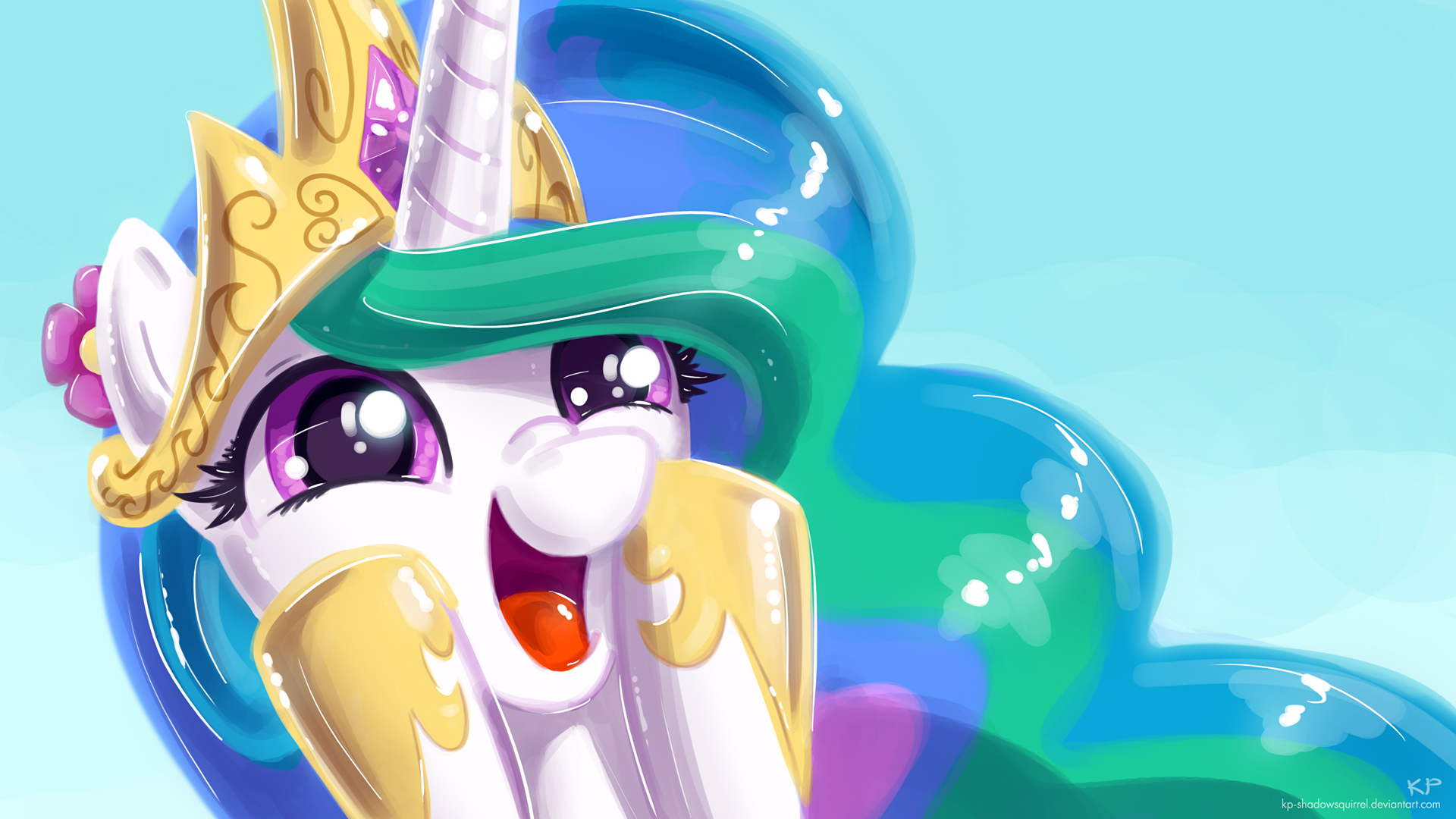 Celestia Portrait 3 by KP-ShadowSquirrel