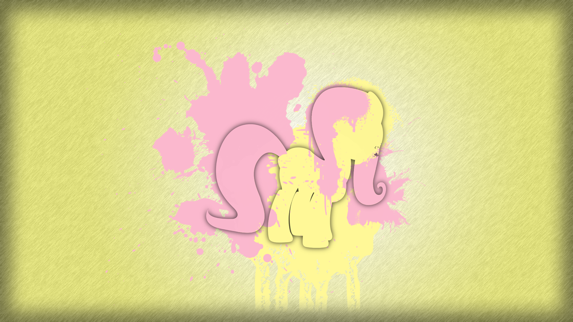 Fluttershy Desktop Wallpaper [1920x1080] by robopossum