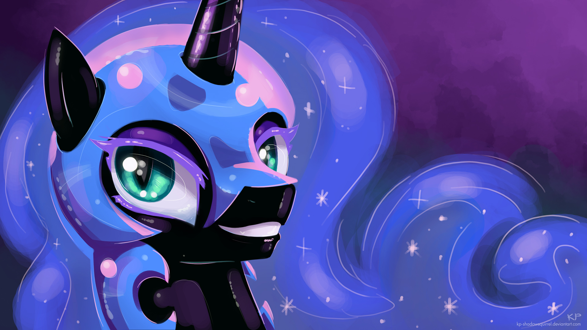 Nightmare Moon Portrait by KP-ShadowSquirrel