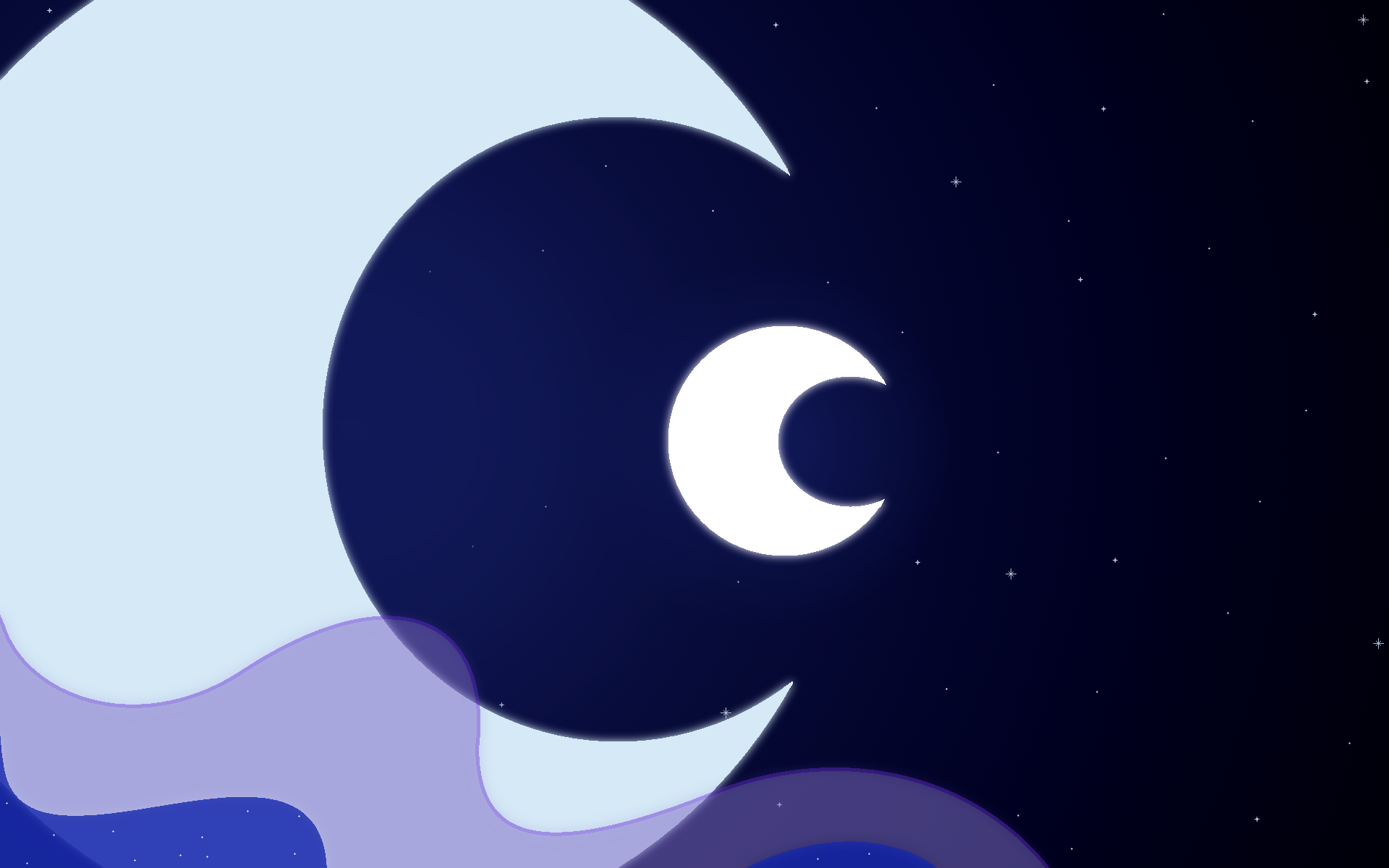 Princess Luna Wall by flamevulture17