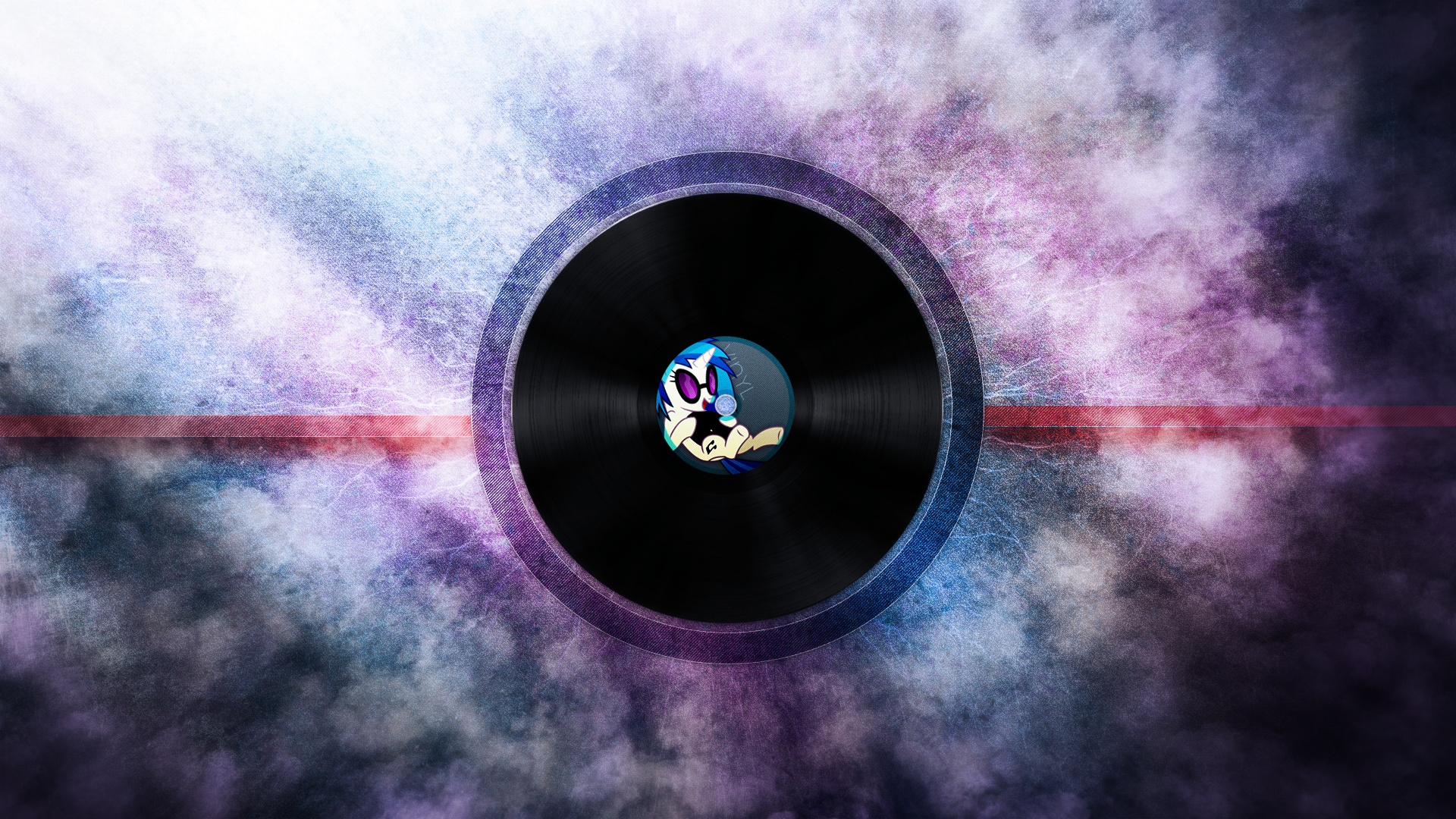 Scratchin' Vinyl | EphemeralBlue Collab by EphemeralBlue, namelesshero2222 and SandwichDelta