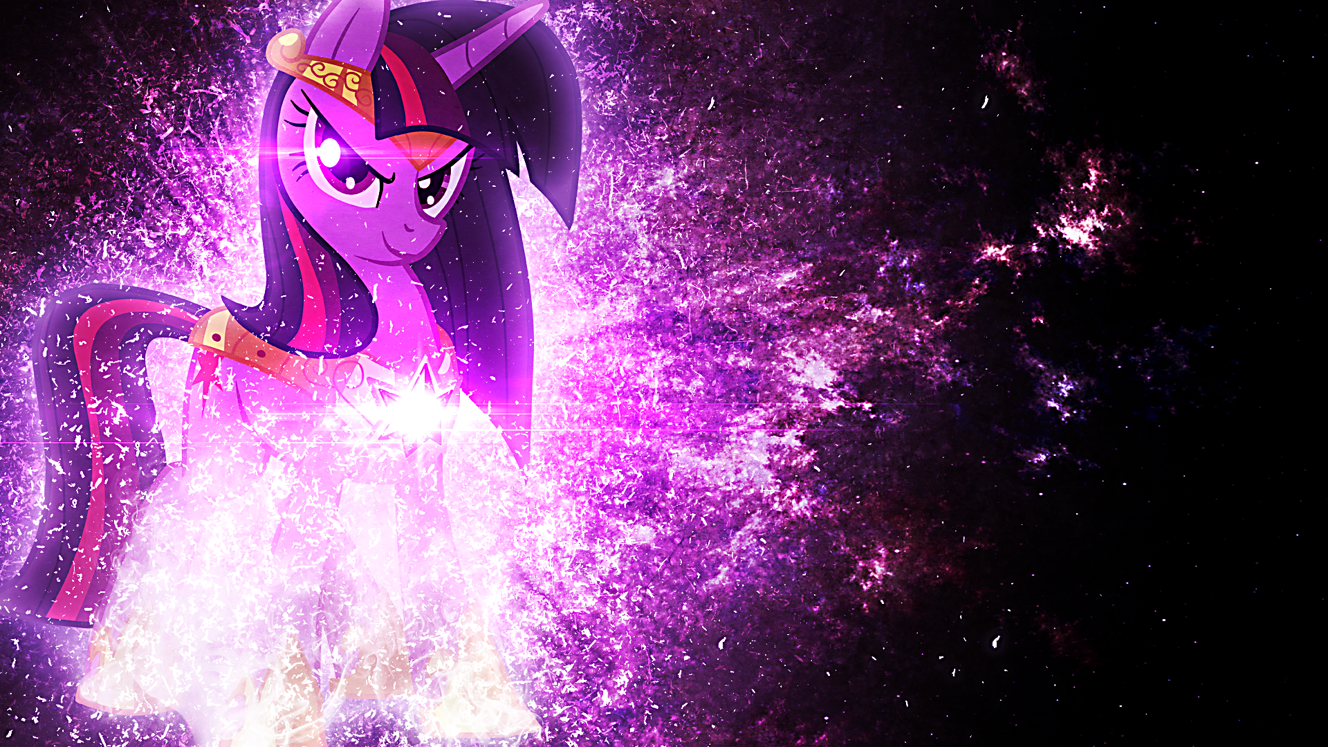 Twilight Guardian Of Magic - Wallpaper by Equestria-Prevails, JennieOo and Tzolkine