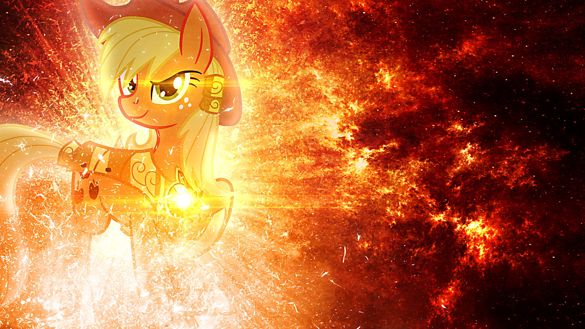 Applejack Guardian Of Honesty - Wallpaper by Equestria-Prevails, JennieOo and Tzolkine