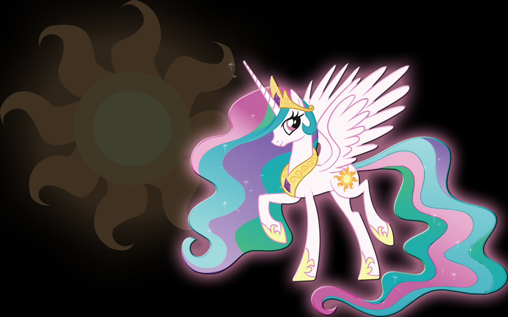 Princess Celestia Wallpaper by P0nies