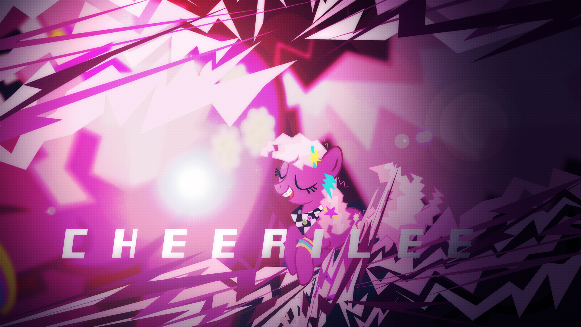 Cheerilee Wallpaper by uxyd and Xtrl