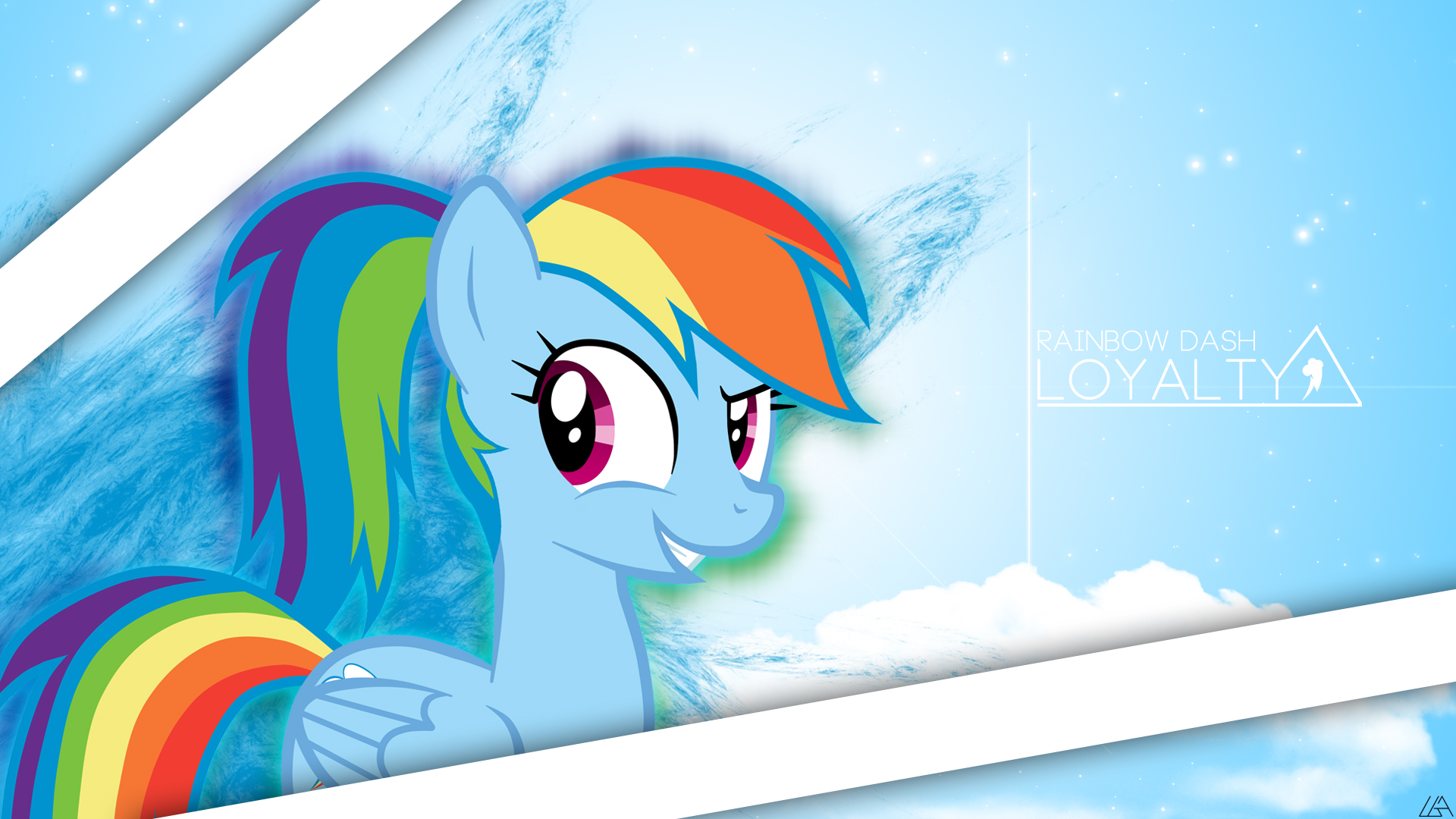 Rainbow Dash Loyalty by BlackGryph0n, JennieOo and LuGiAdriel14