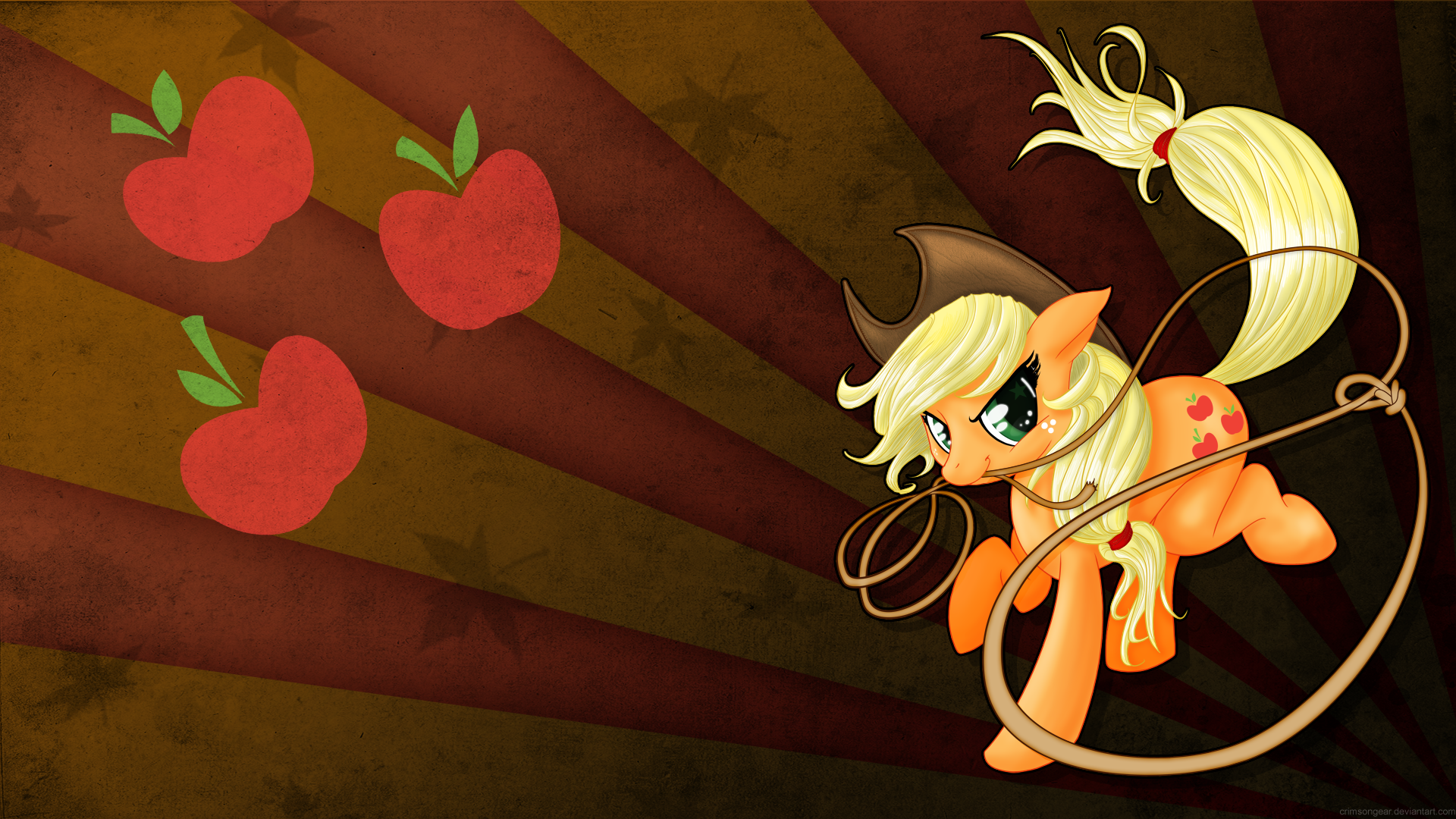 Applejack Wallpaper (Autumn ver.) by CrimsonGear