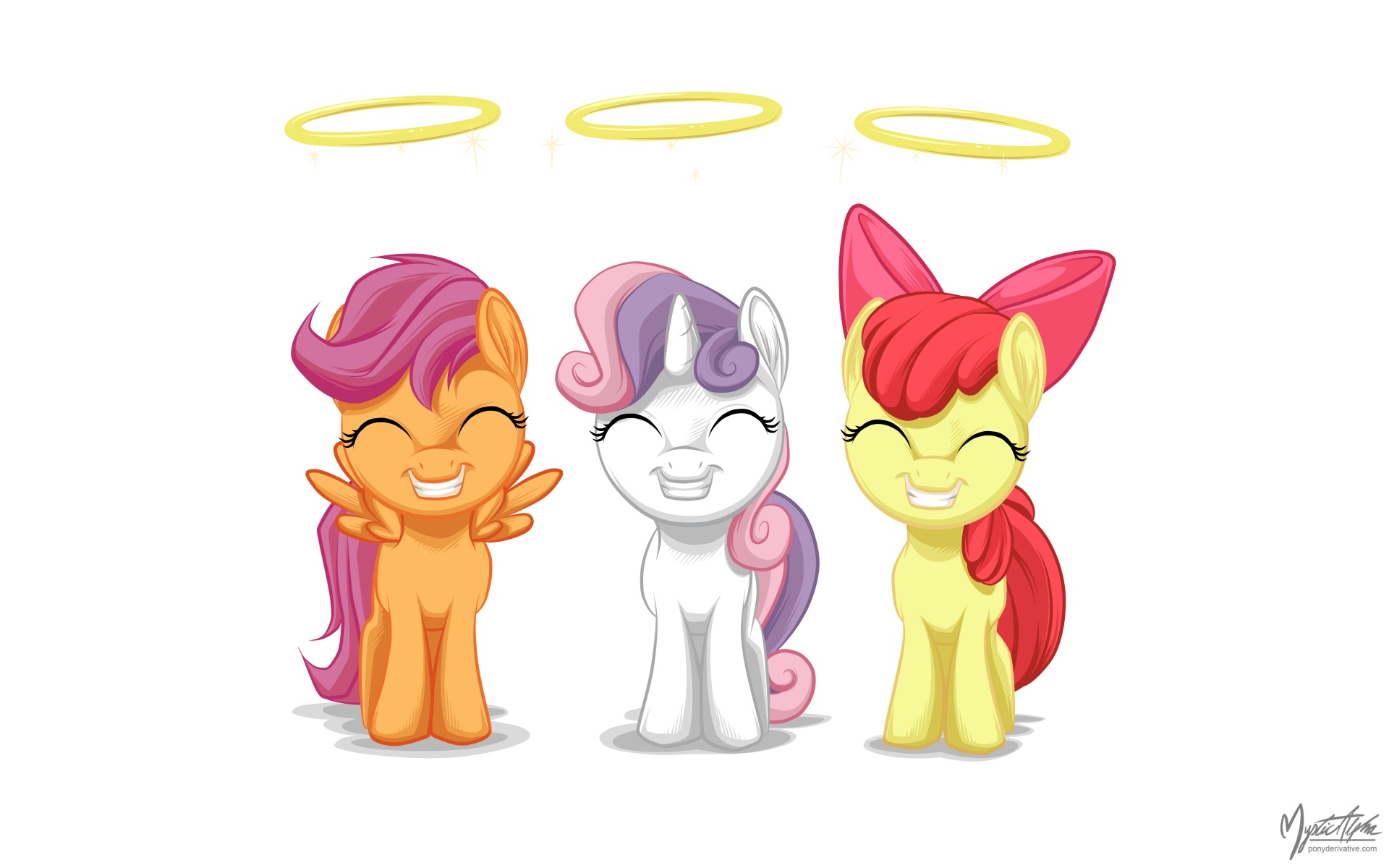 Cutie Mark Crusaders - Little Angels by mysticalpha