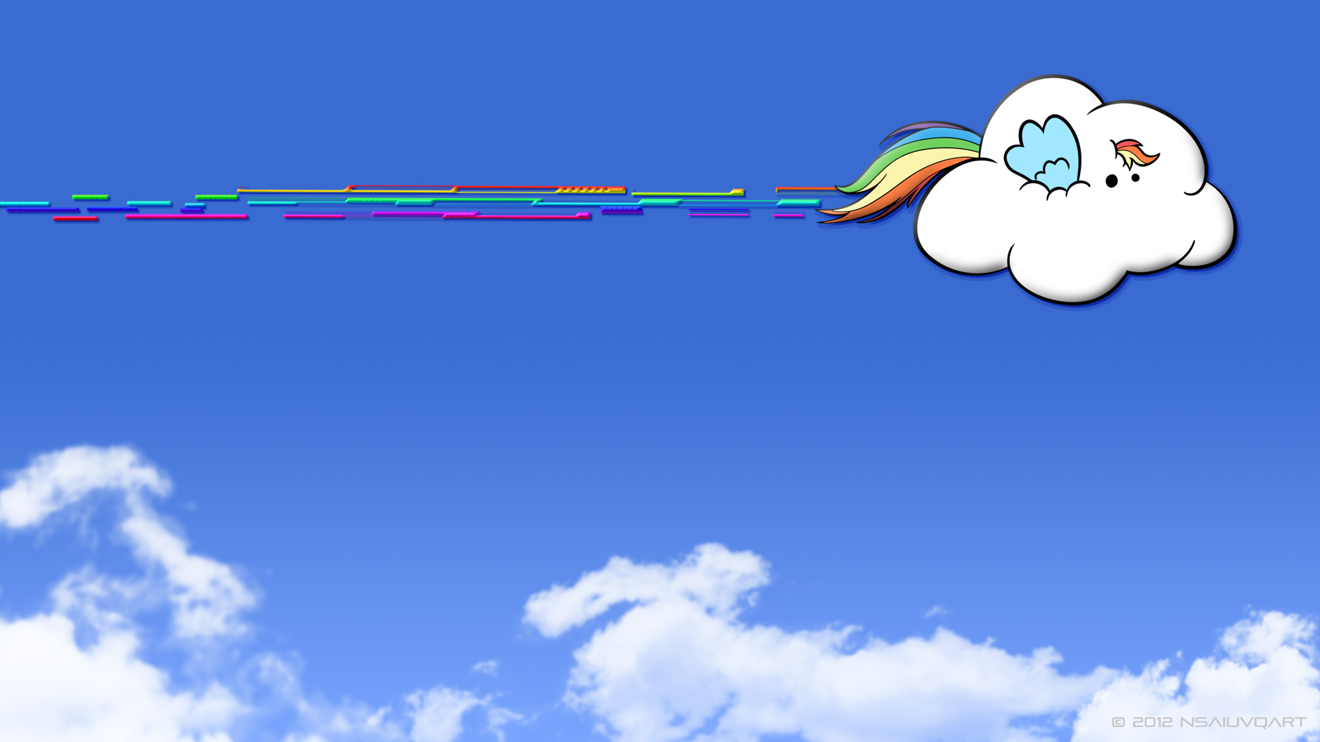 Rainbow Dash - Freedom WP by MR-1, nsaiuvqart and redheadstock