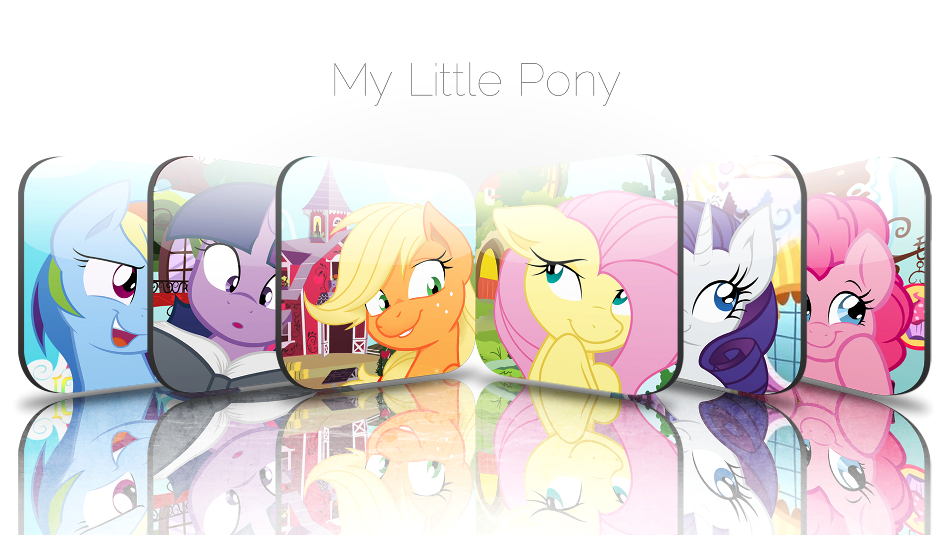 JD Mane 6 Wallpaper by DARKNSS81, InternationalTCK and Joey-Darkmeat