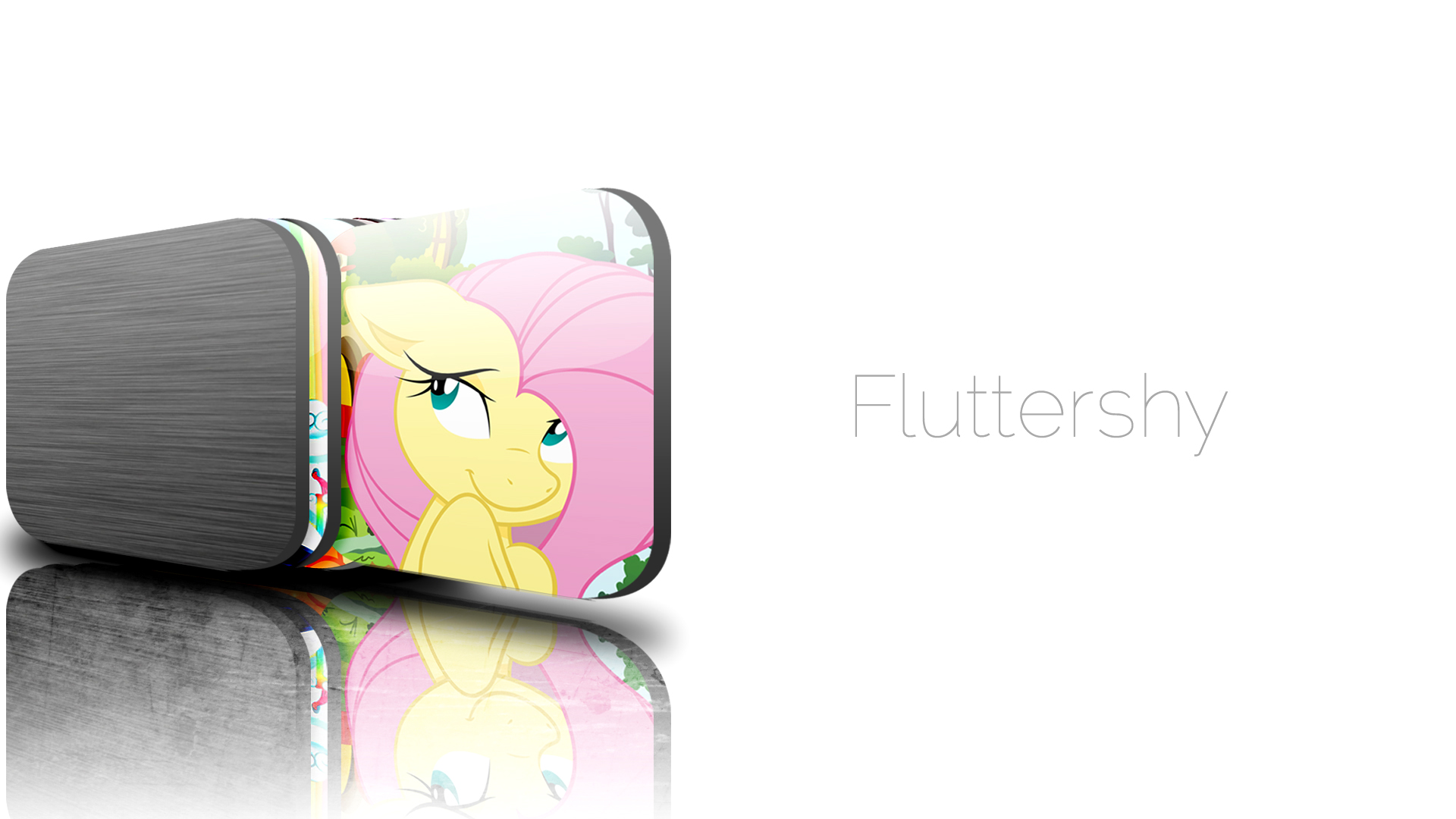 JD Fluttershy wallpaper by InternationalTCK and Joey-Darkmeat