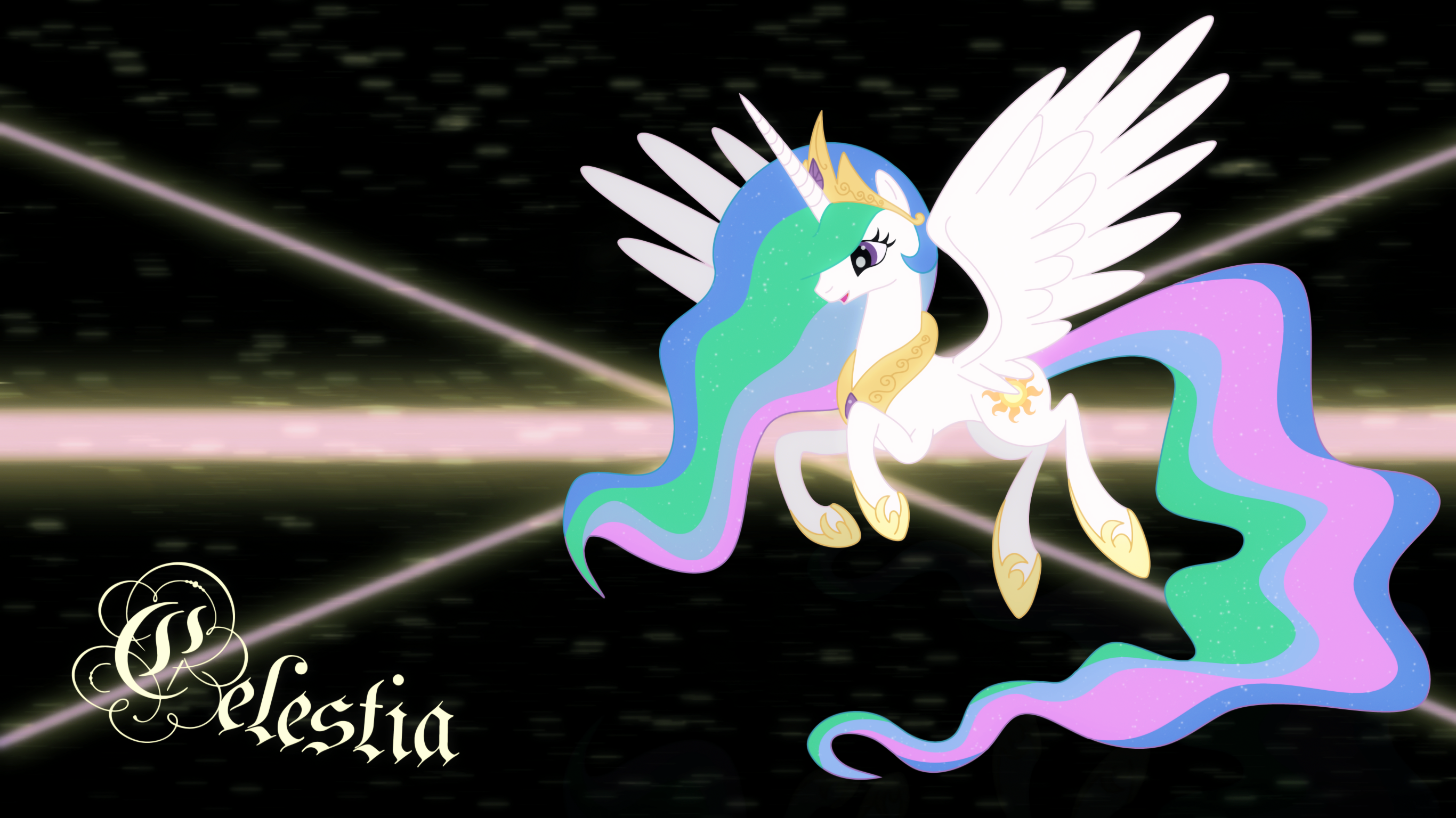 Celestia wallpaper by Elsdrake