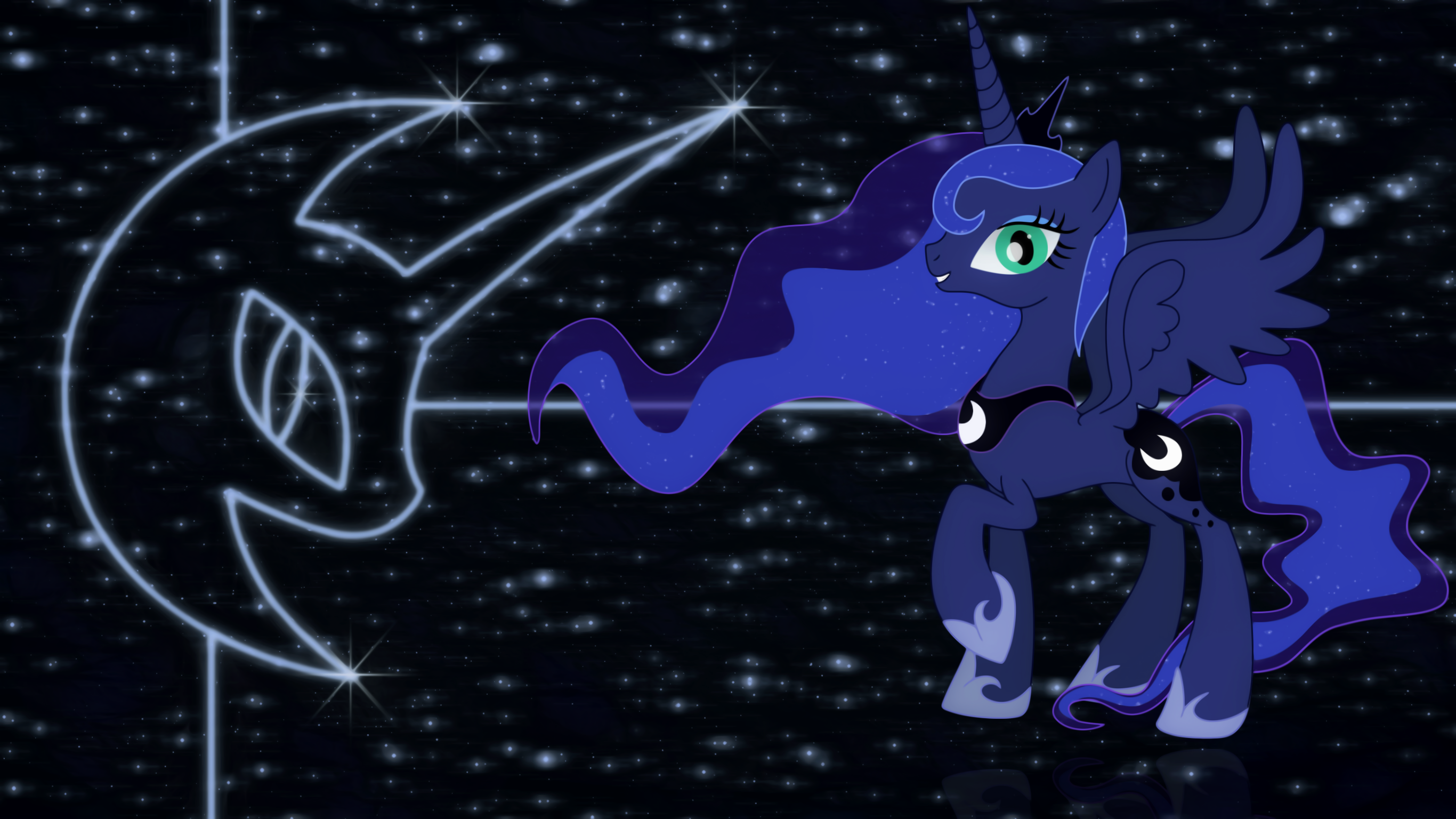 Princess Luna Wallpaper by Elsdrake