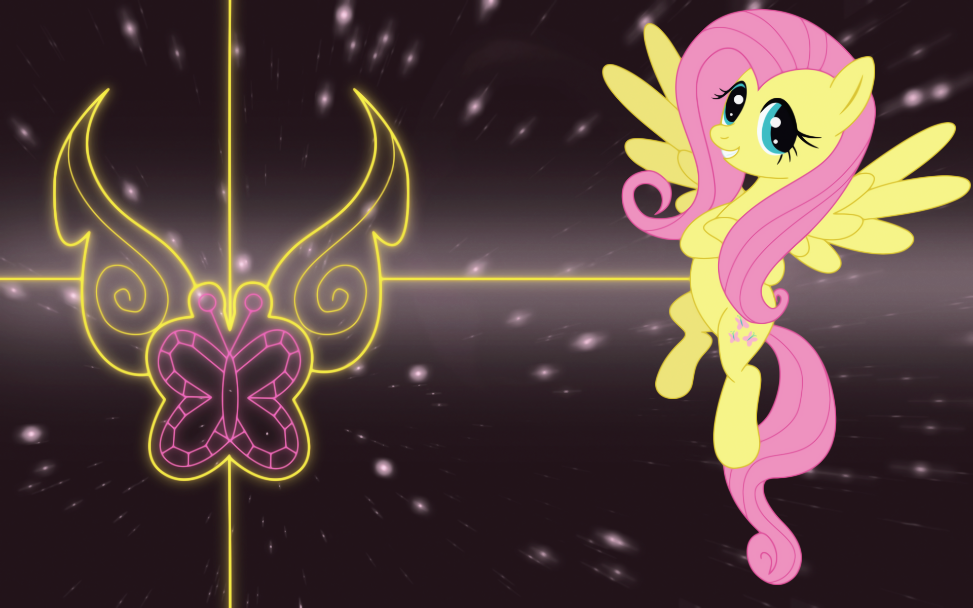 fluttershy element  wallpaper 2 by Elsdrake