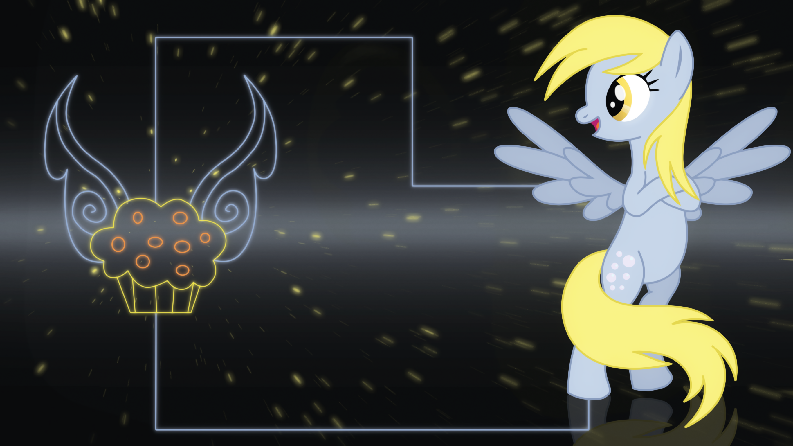 Derpy element wallpaper by Elsdrake