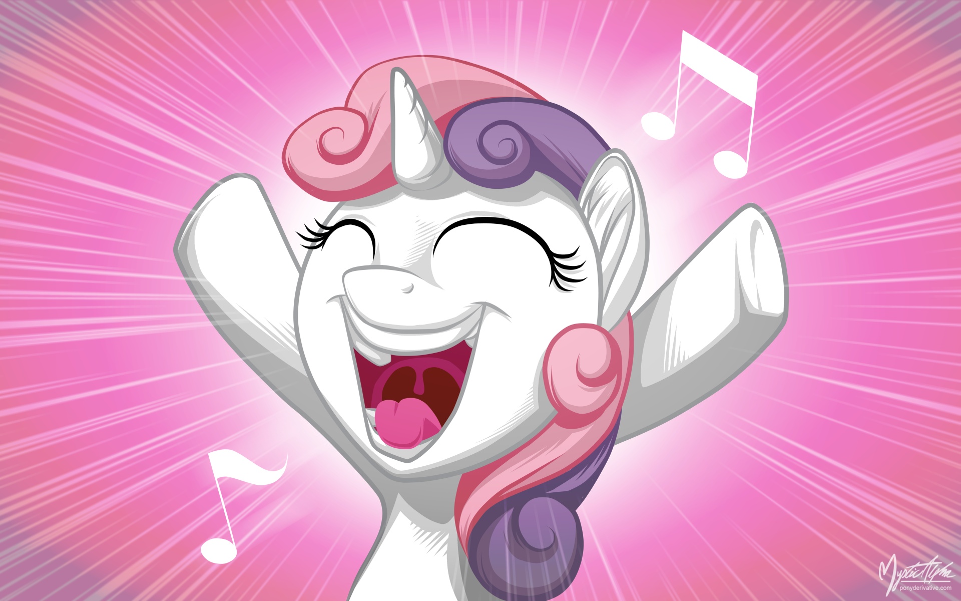 Sweetie Belle Singing by mysticalpha