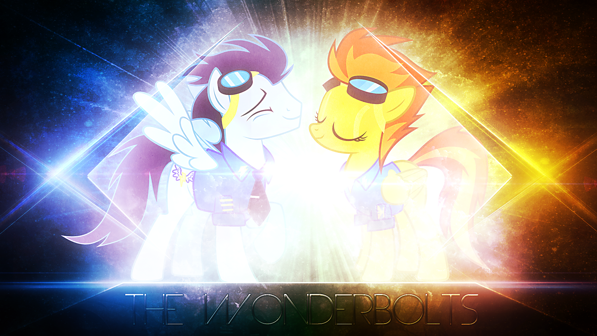 The Wonderbolts - Wallpaper by BaumkuchenPony, StarshineCelestalis and Tzolkine