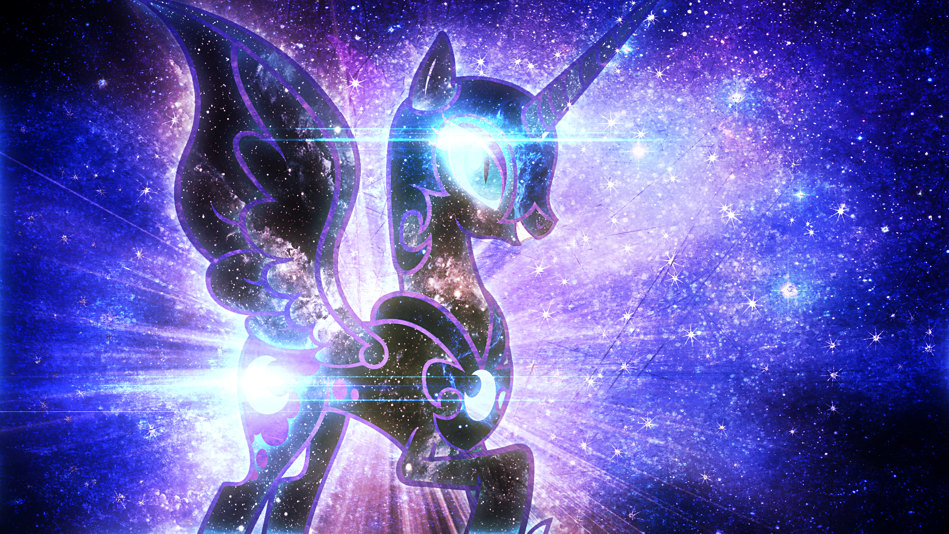 Galactic Nightmare - Wallpaper by MoongazePonies and Tzolkine