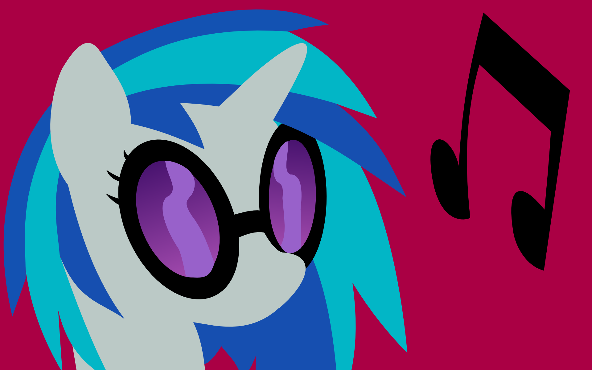 Minimalist Vinyl Scratch (DJ PON-3) by Death-of-all