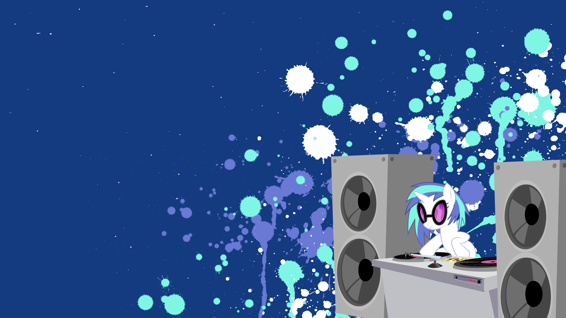 Vinyl Scratch Wallpaper by stimpyrules