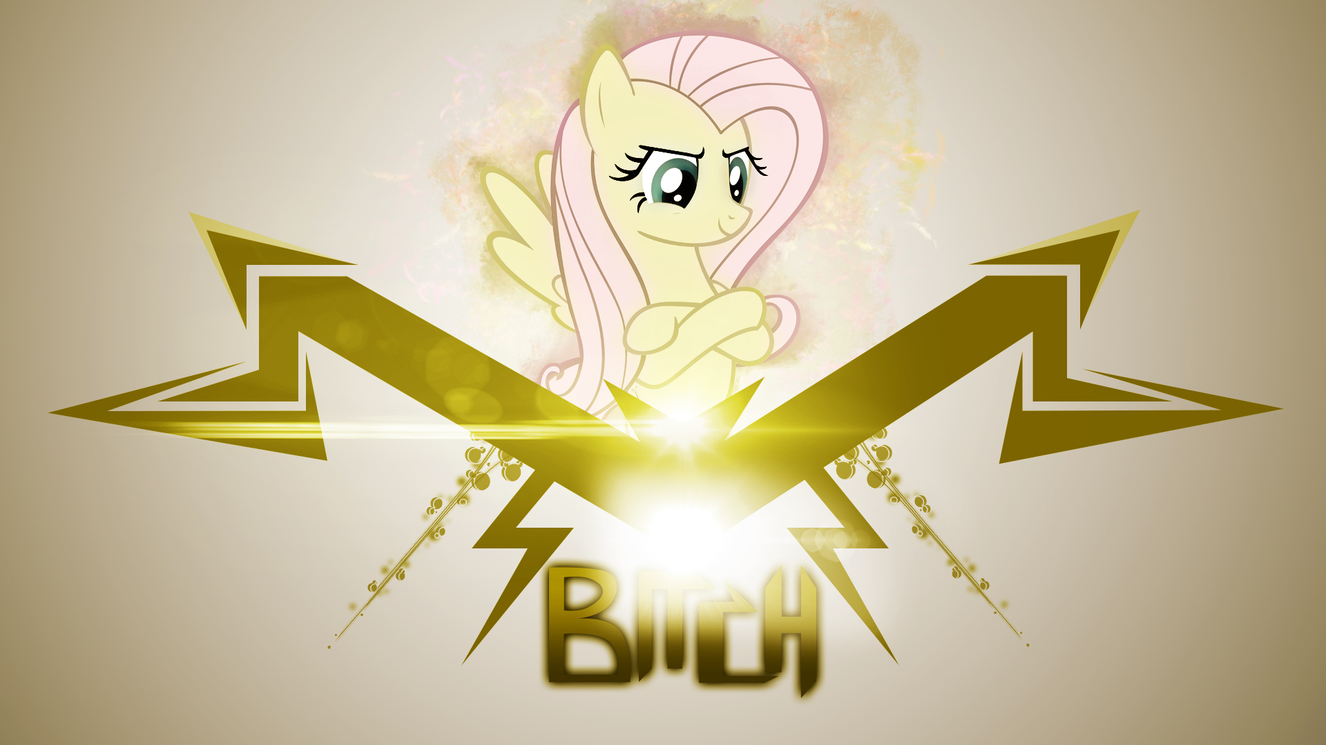 Bitch Like Fluttershy by Karl97 and ThatsGrotesque