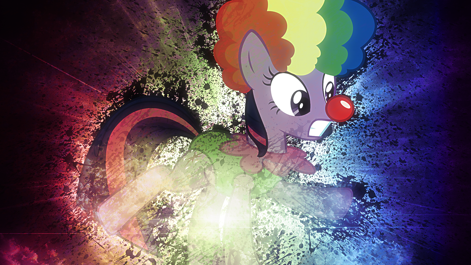 Twilight is Clowning Around - Wallpaper by Quanno3 and Tzolkine