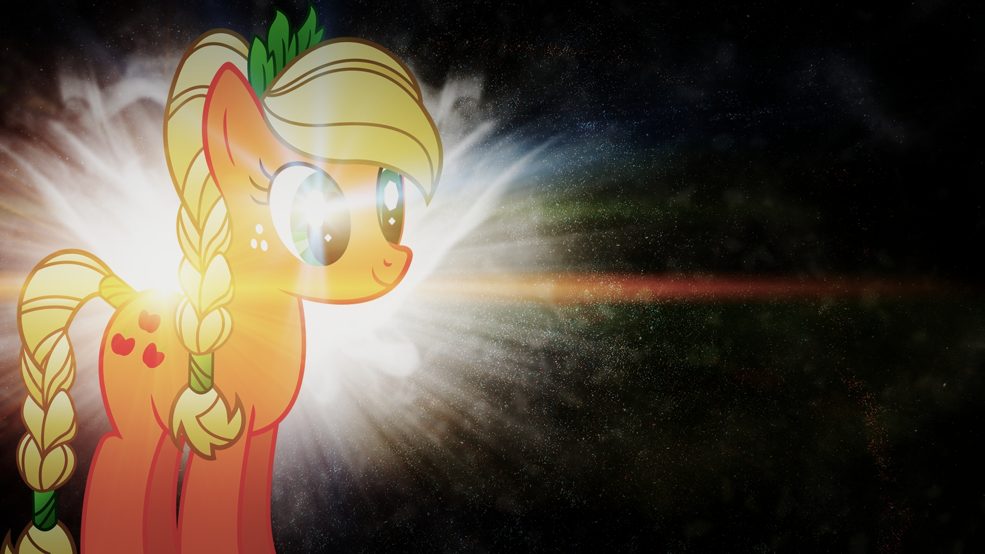 AJ starburst with lens flare by BronyYAY123 and teiptr