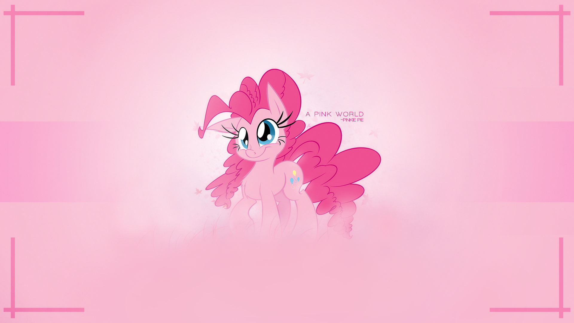 Wallpaper ~ A Pink World. by darth-franny, Mackaged and PhantomBadger
