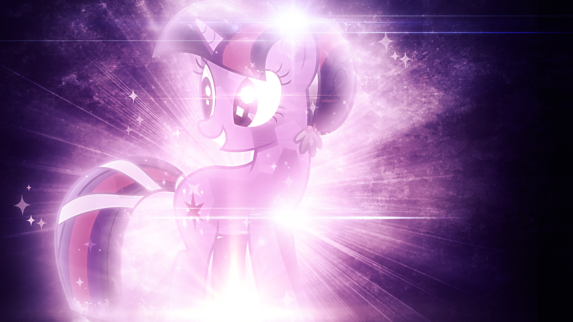 Crystal Twilight - Wallpaper by Pony-Vectors and Tzolkine