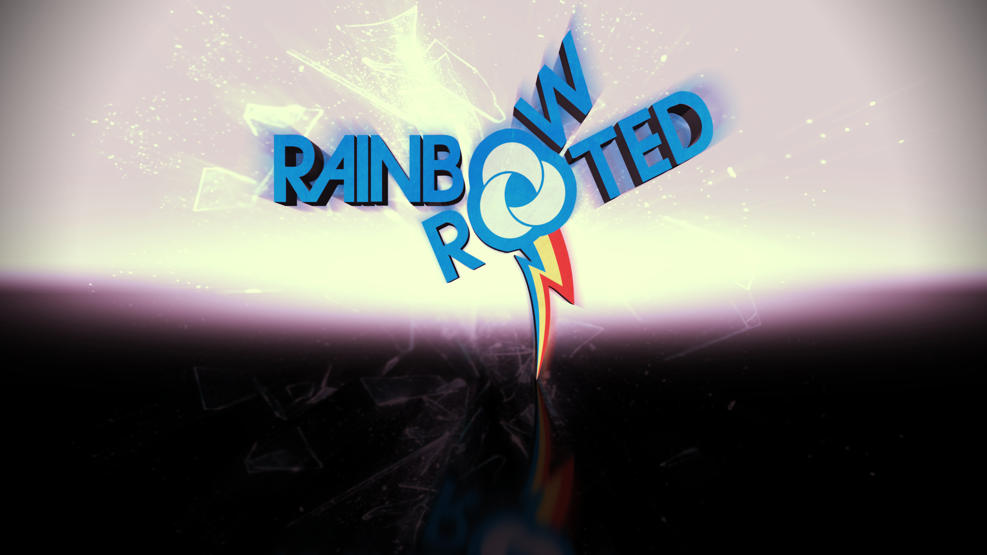 Rainbow and Rooted 3D by BronyYAY123 and WMill