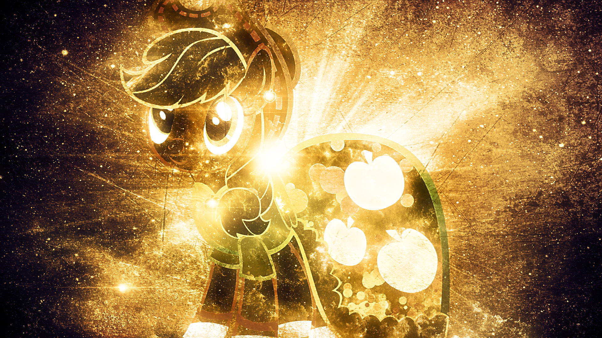 Galactic Mane Dress Applejack - Wallpaper by KibbieTheGreat, memershnick and Tzolkine