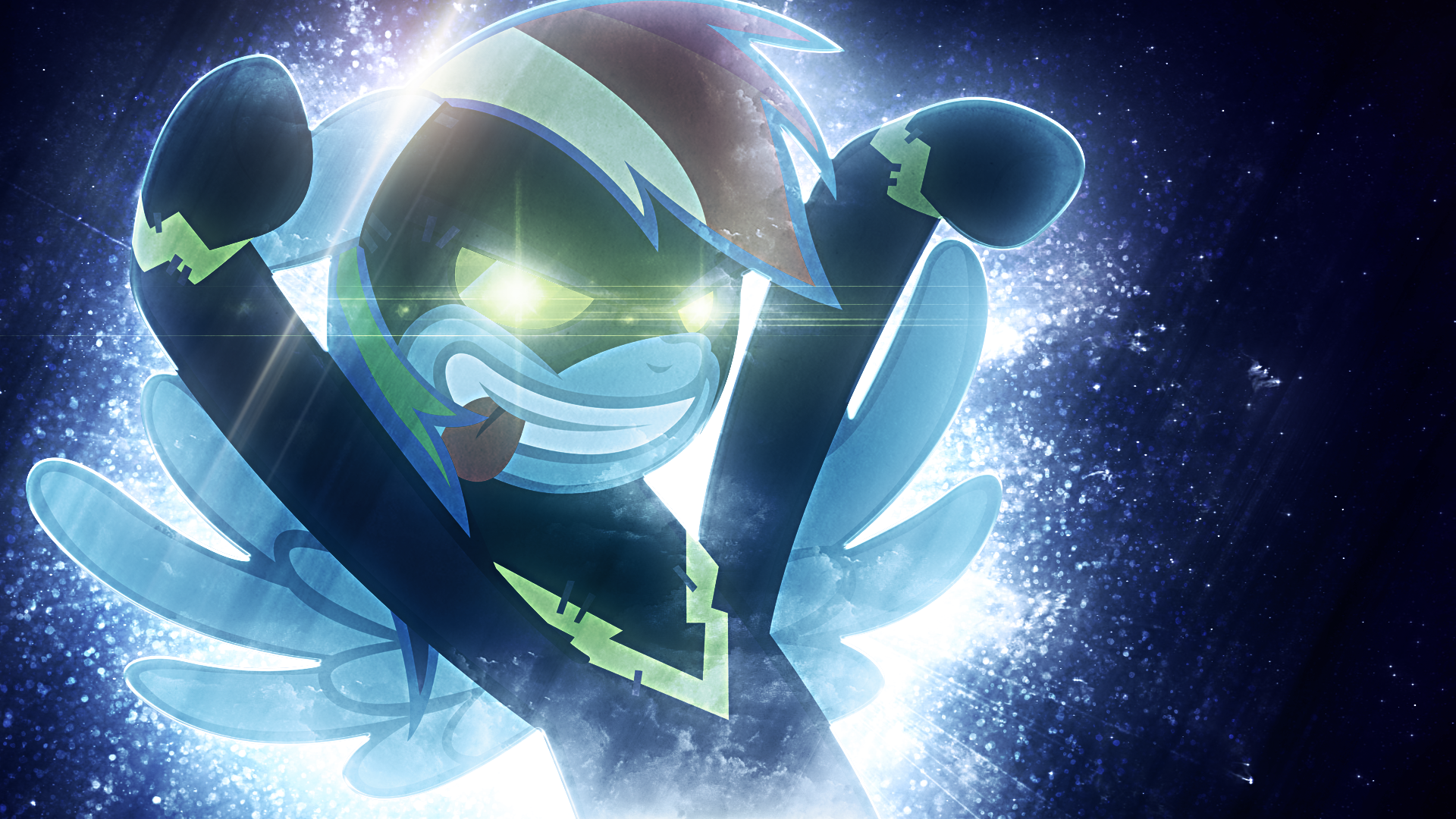 Shadowbolt Dash - Wallpaper [Request] by RainbowCrab and Tzolkine