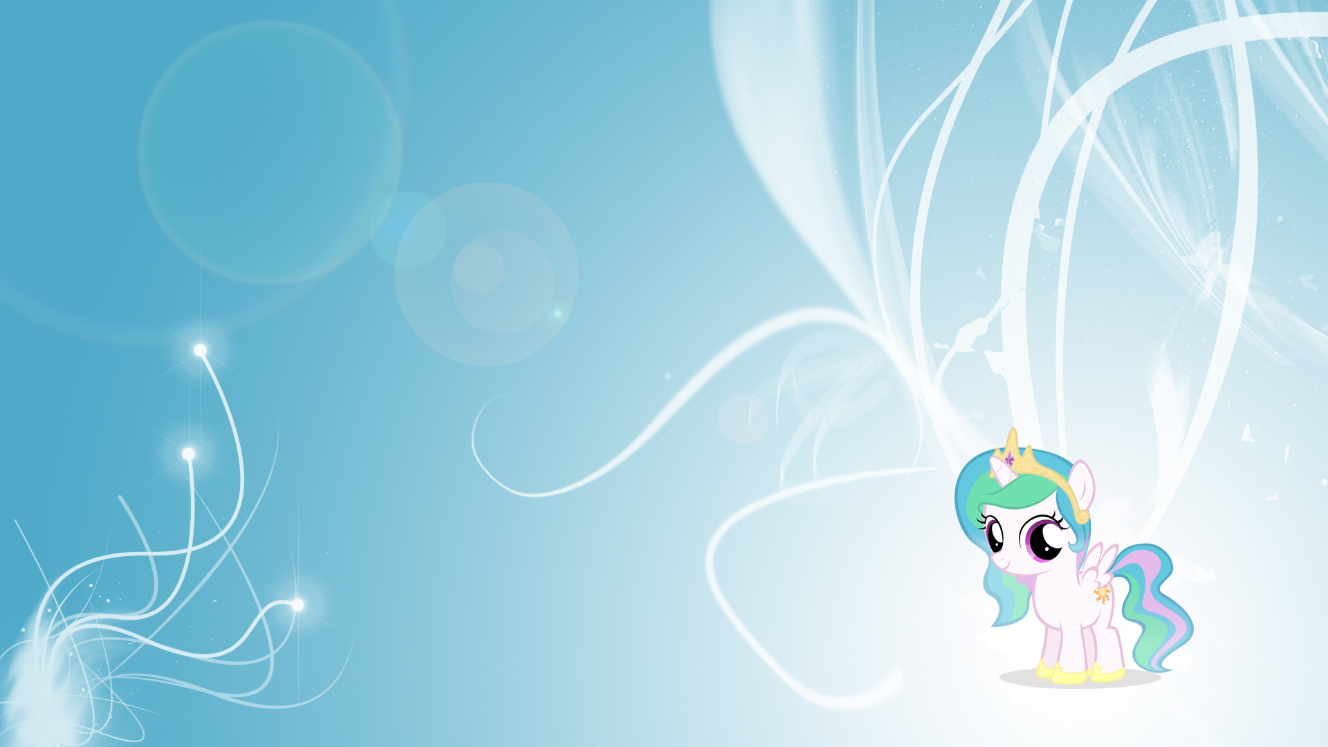 MLP: FiM - Celestia - Filly by MoongazePonies and Unfiltered-N