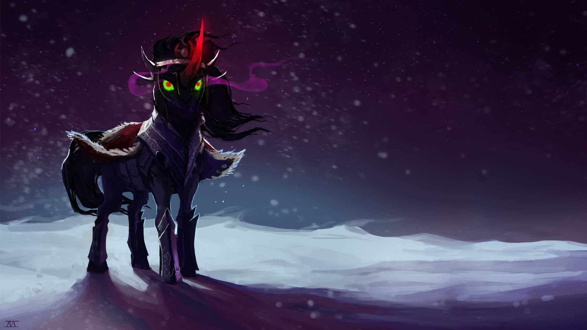 King Sombra Wallpaper by cmaggot