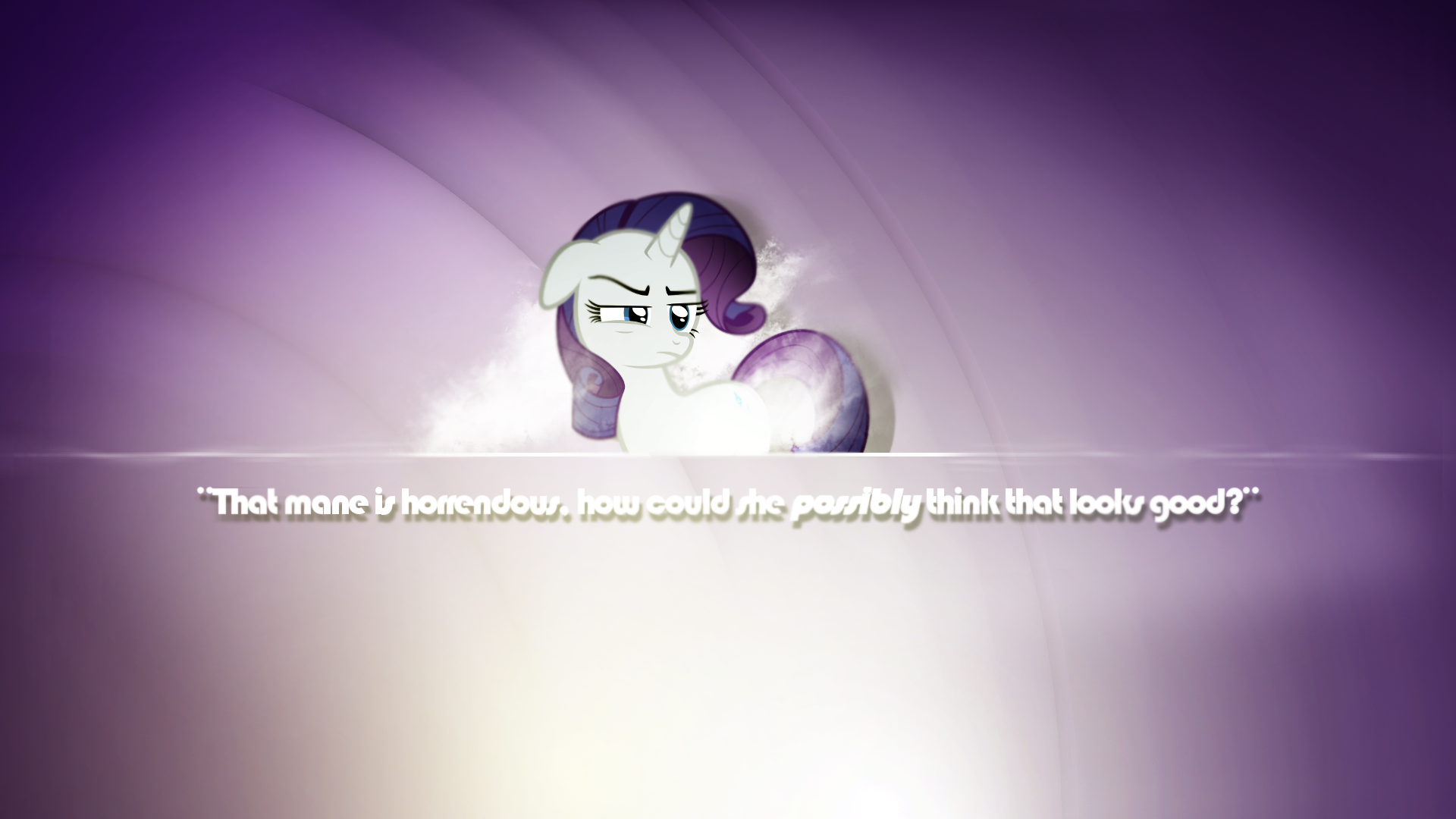 Rarity | bad mane by DasinBoot