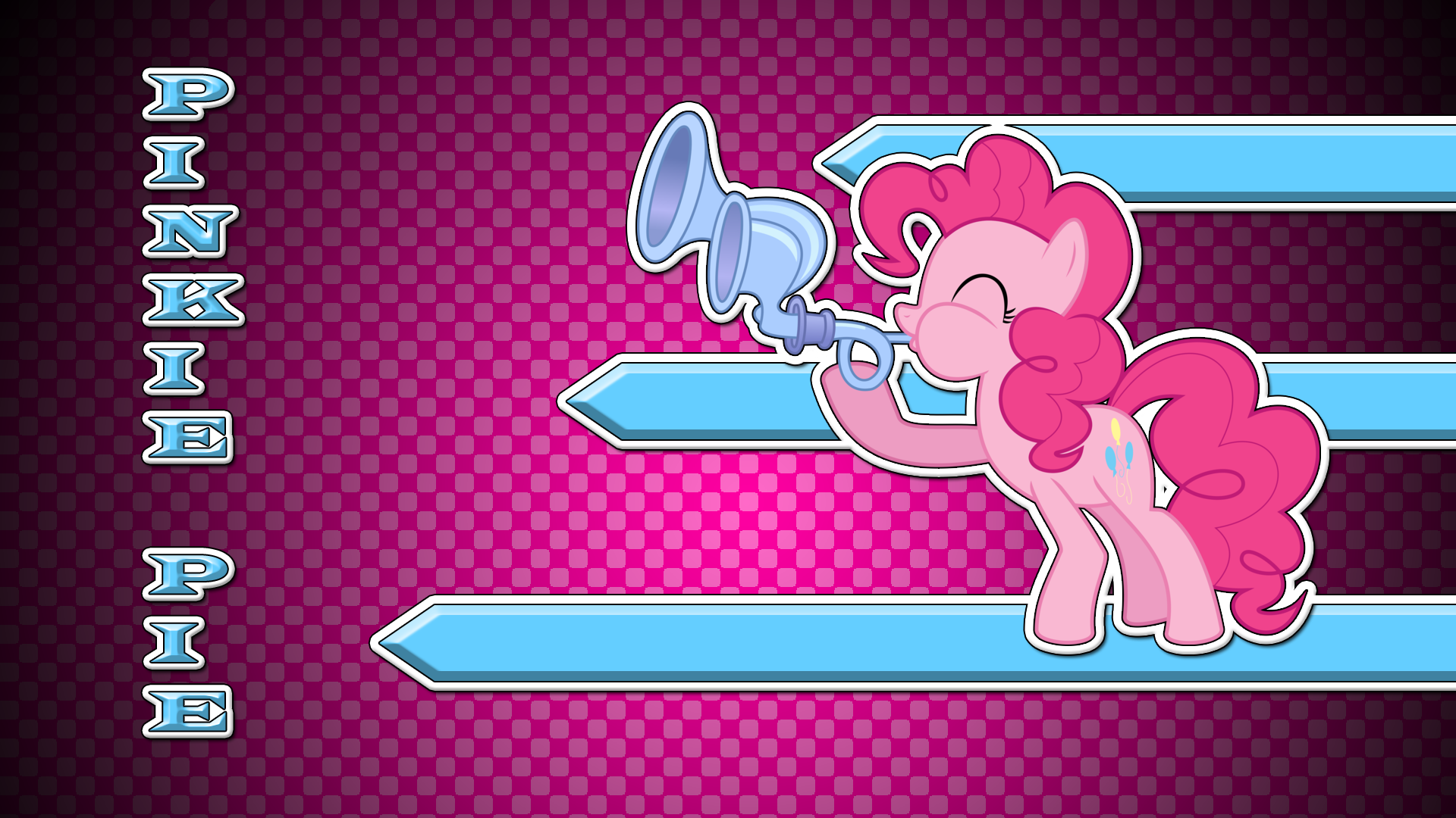 Pinkie pie crystal flugelhorn wallpaper by MattWheeliebin and rhubarb-leaf