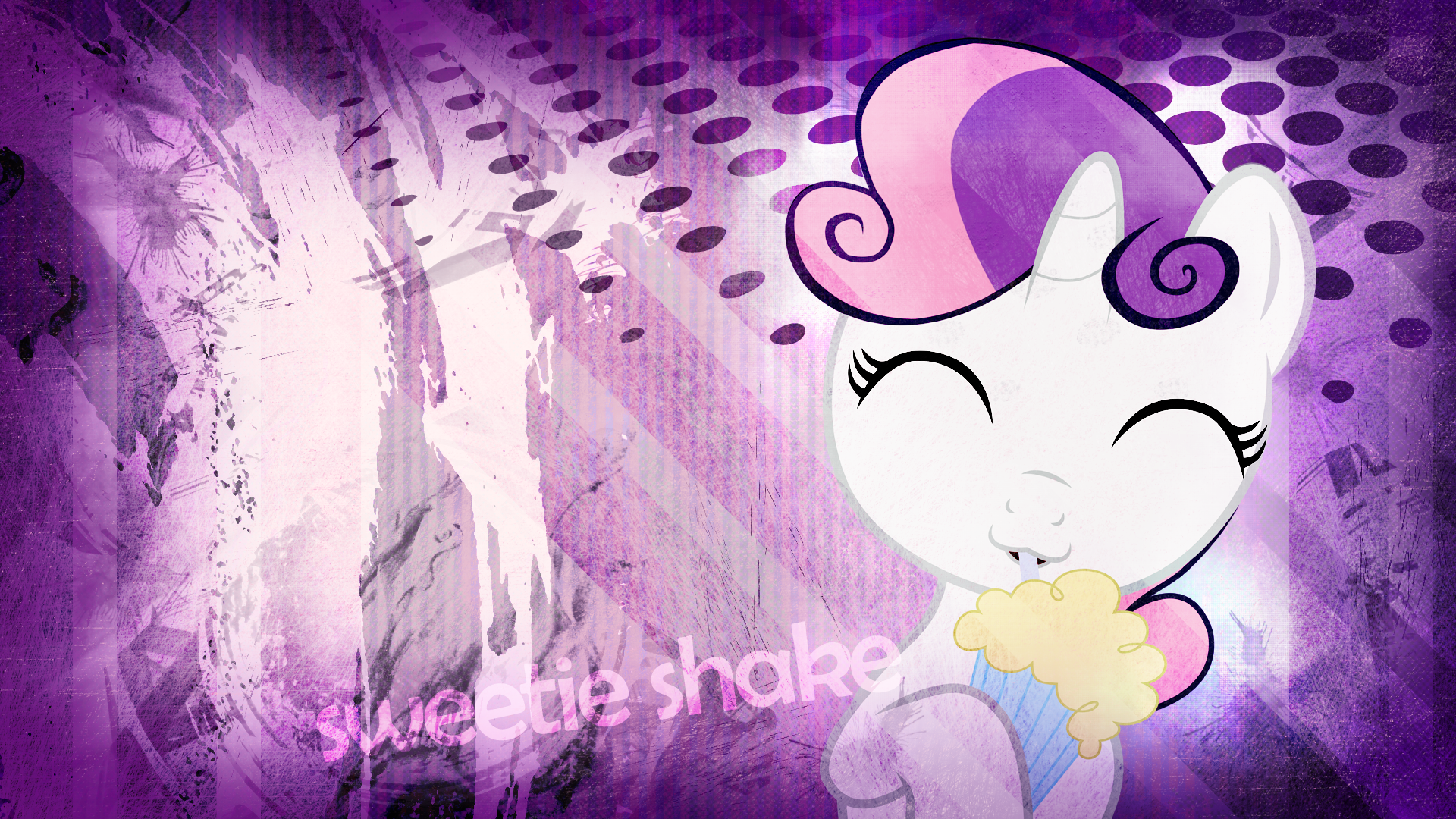 Sweetie Shake - Wallpaper by 3ight8it and Pony4444